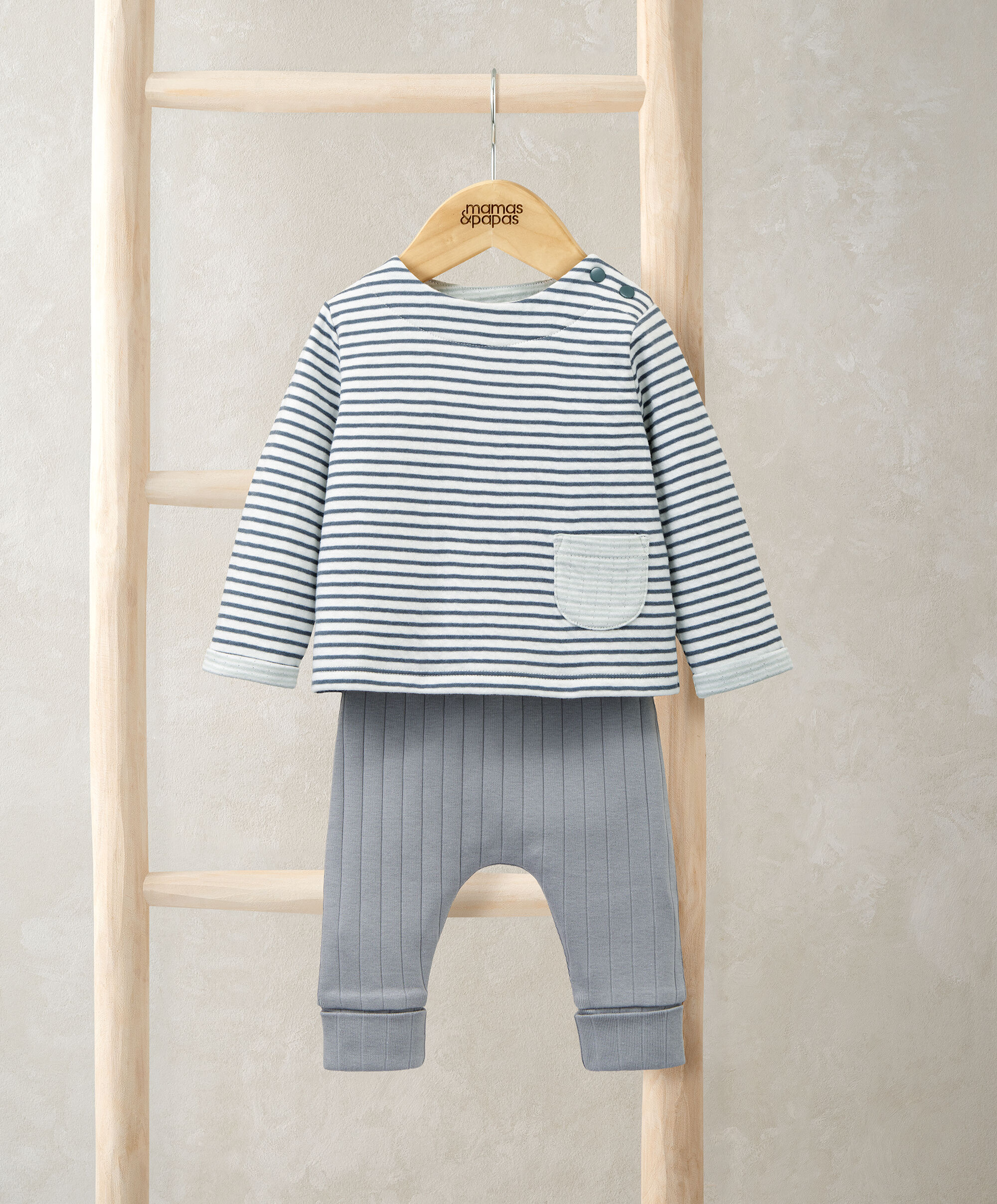 طقم بلوزة ولغينغز، قطعتين image number 1