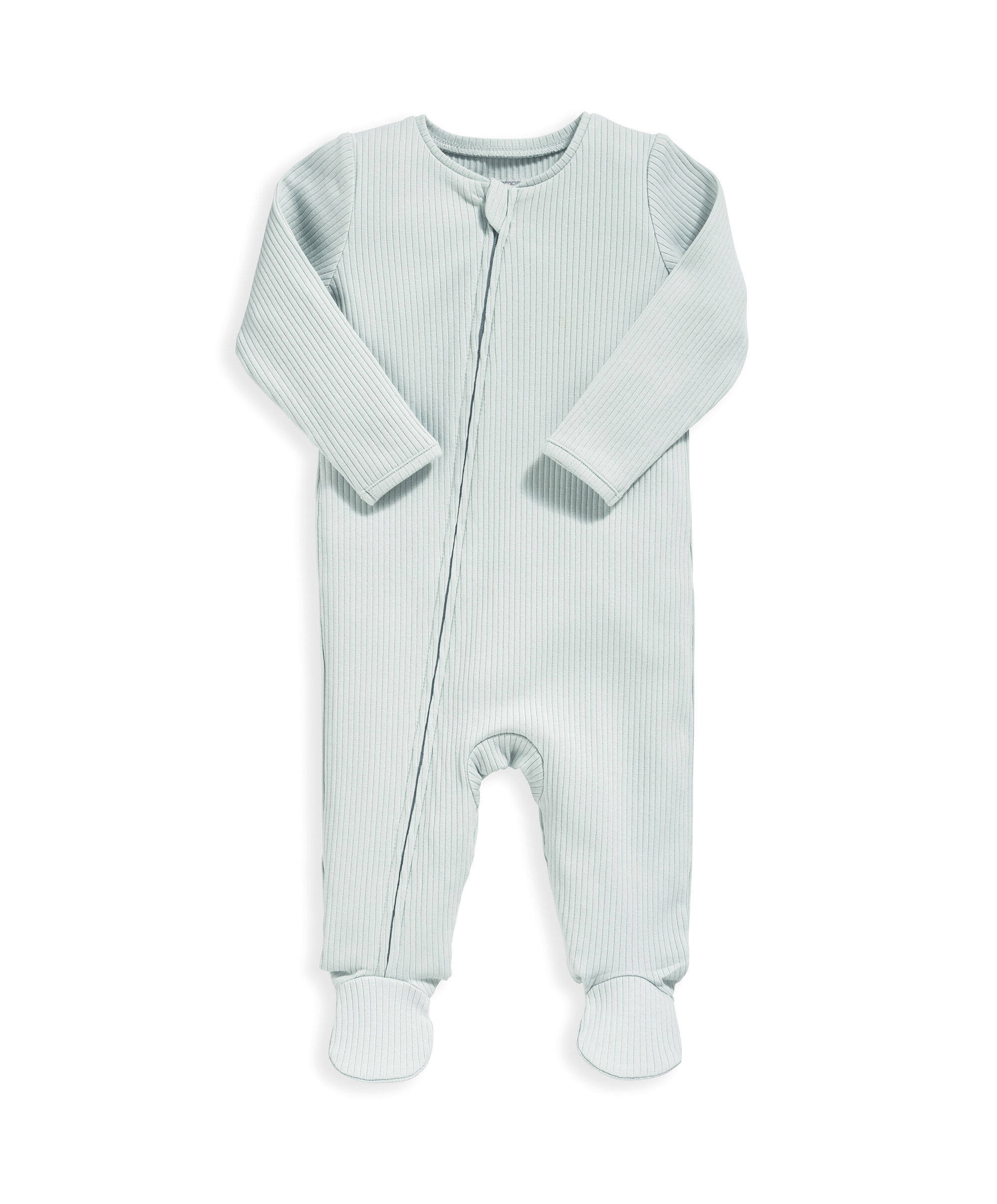 لباس الكل في واحد مضلع بسحّاب - أزرق image number 2