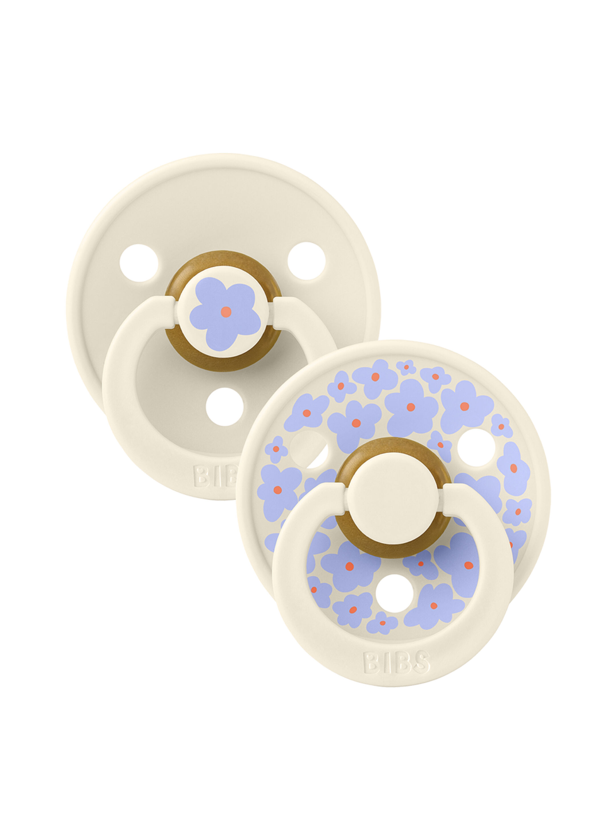 مجموعة لهايات بيبس كولور ديزي لاتكس مقاس 1 للأطفال منذ الولادة بلون عاجي متنوع - قطعتان image number 1