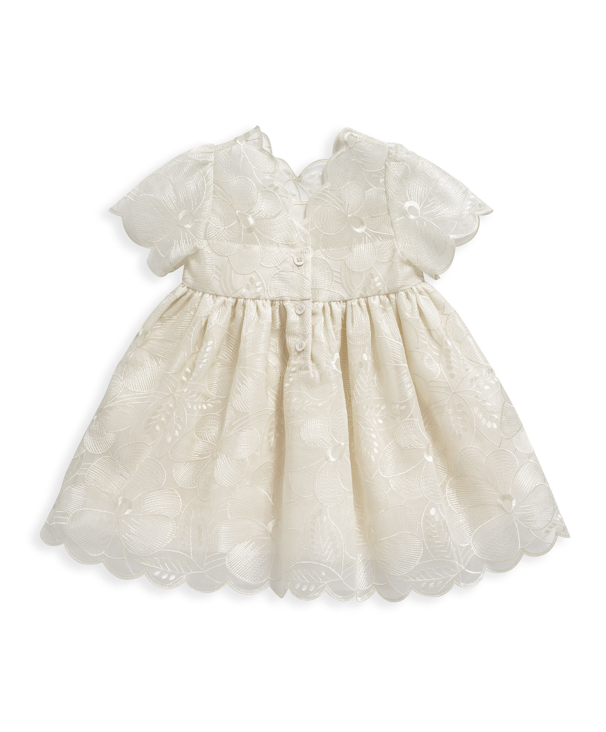 فستان دانتيل بنقشة زهور image number 4