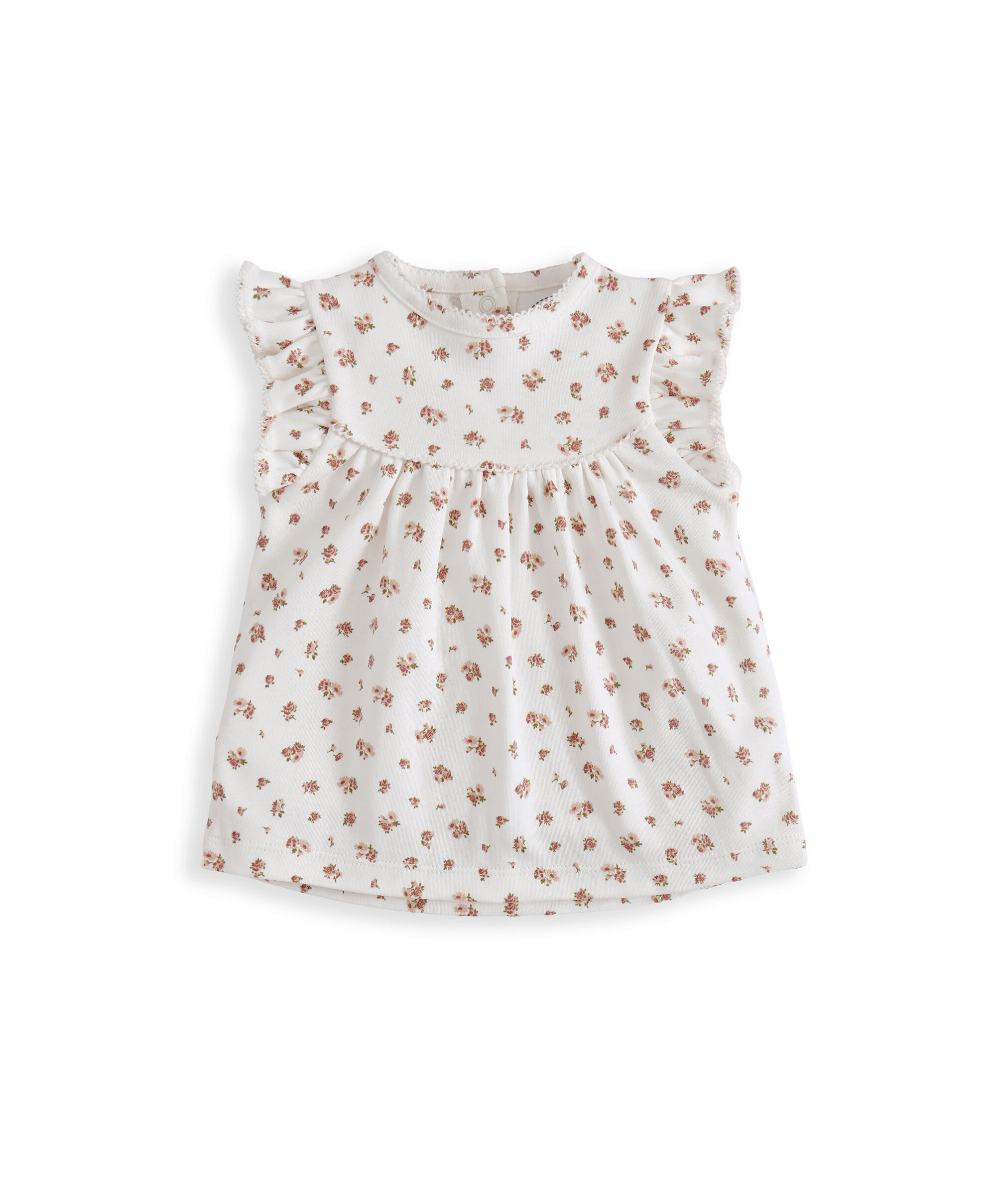 بيجامة قصيرة بطبعة ورود image number 3