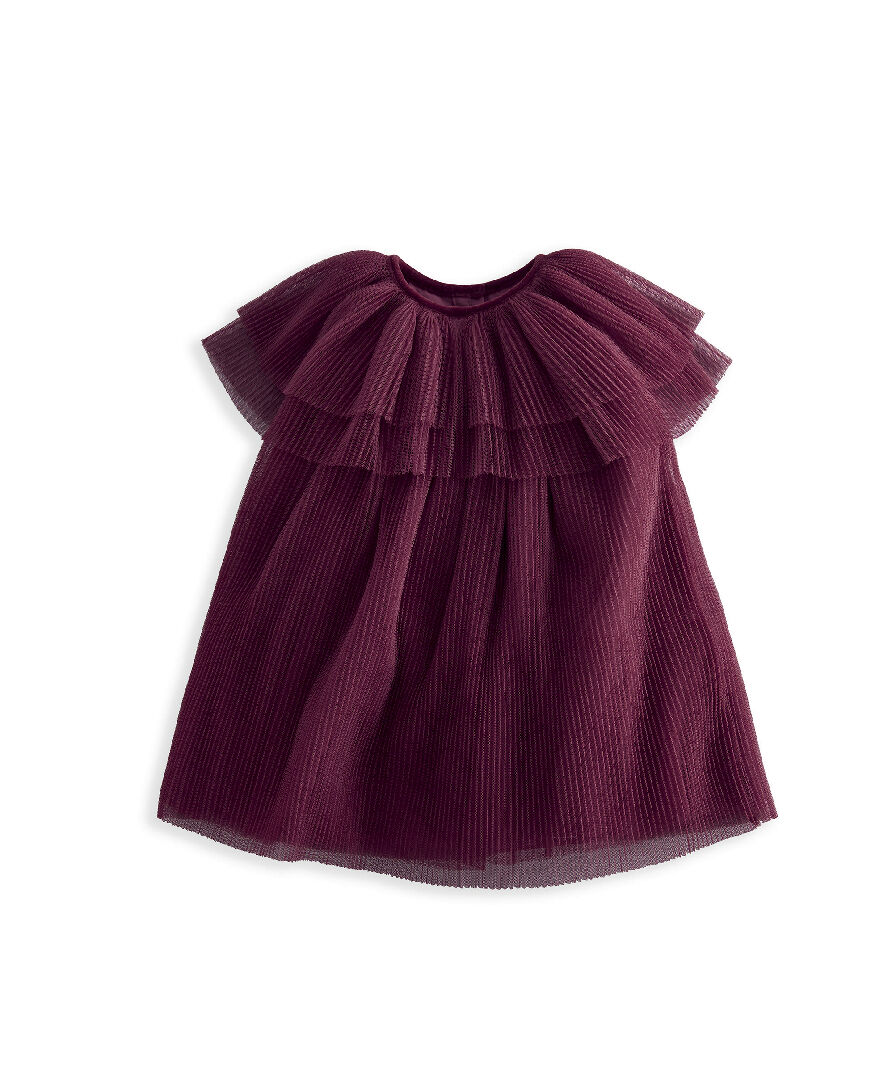 Pleated Cape Dress image number 2