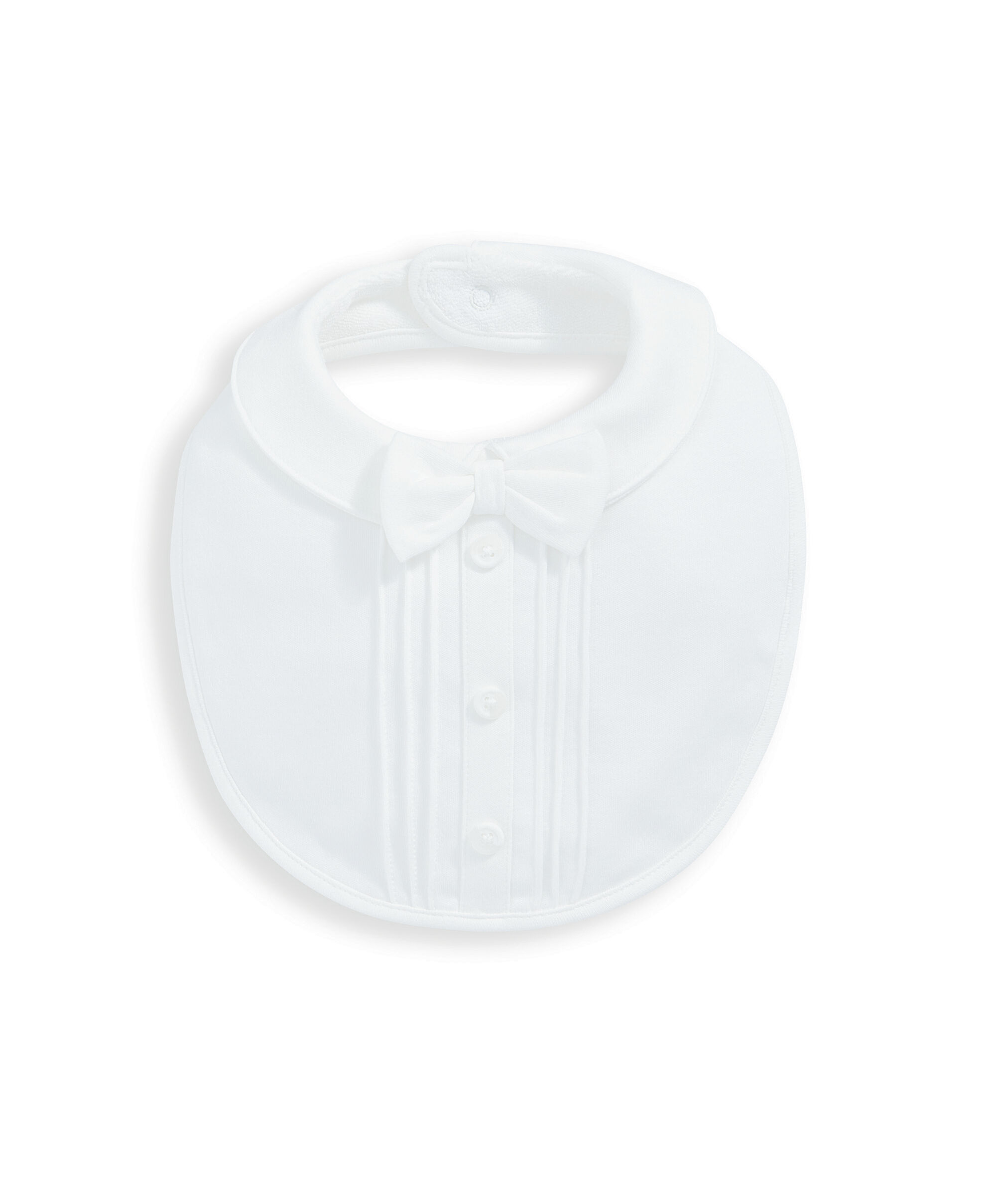 صدرية بتصميم قميص - أبيض image number 1