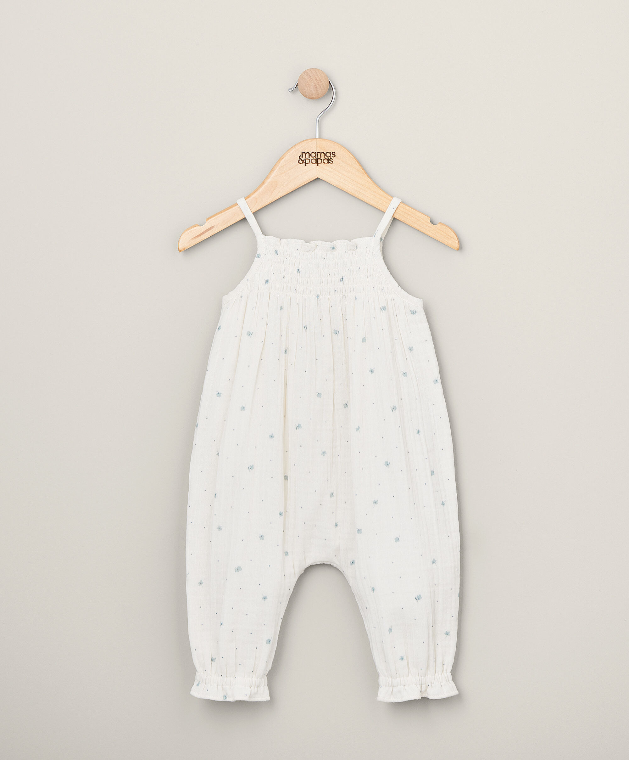 رومبر بحمالات ونقشة زهور - وردي image number 1