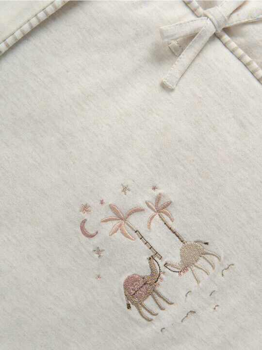 بطانية سناغل مي بتطريز جمل - وردي image number 2