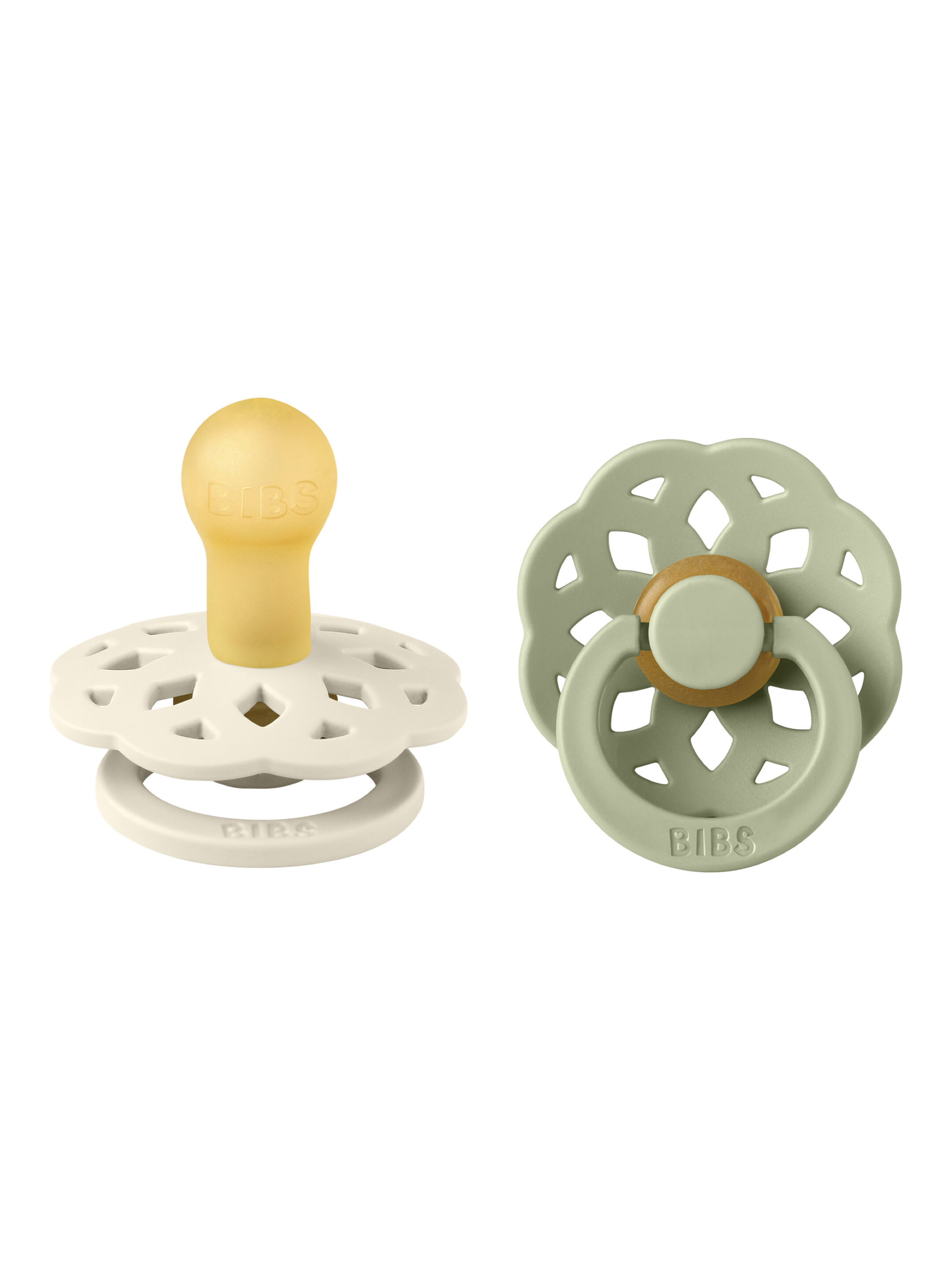 مجموعة لهايات بيبس بوهيم مقاس 1 للأطفال منذ الولادة عاجي/أخضر - قطعتان image number 1