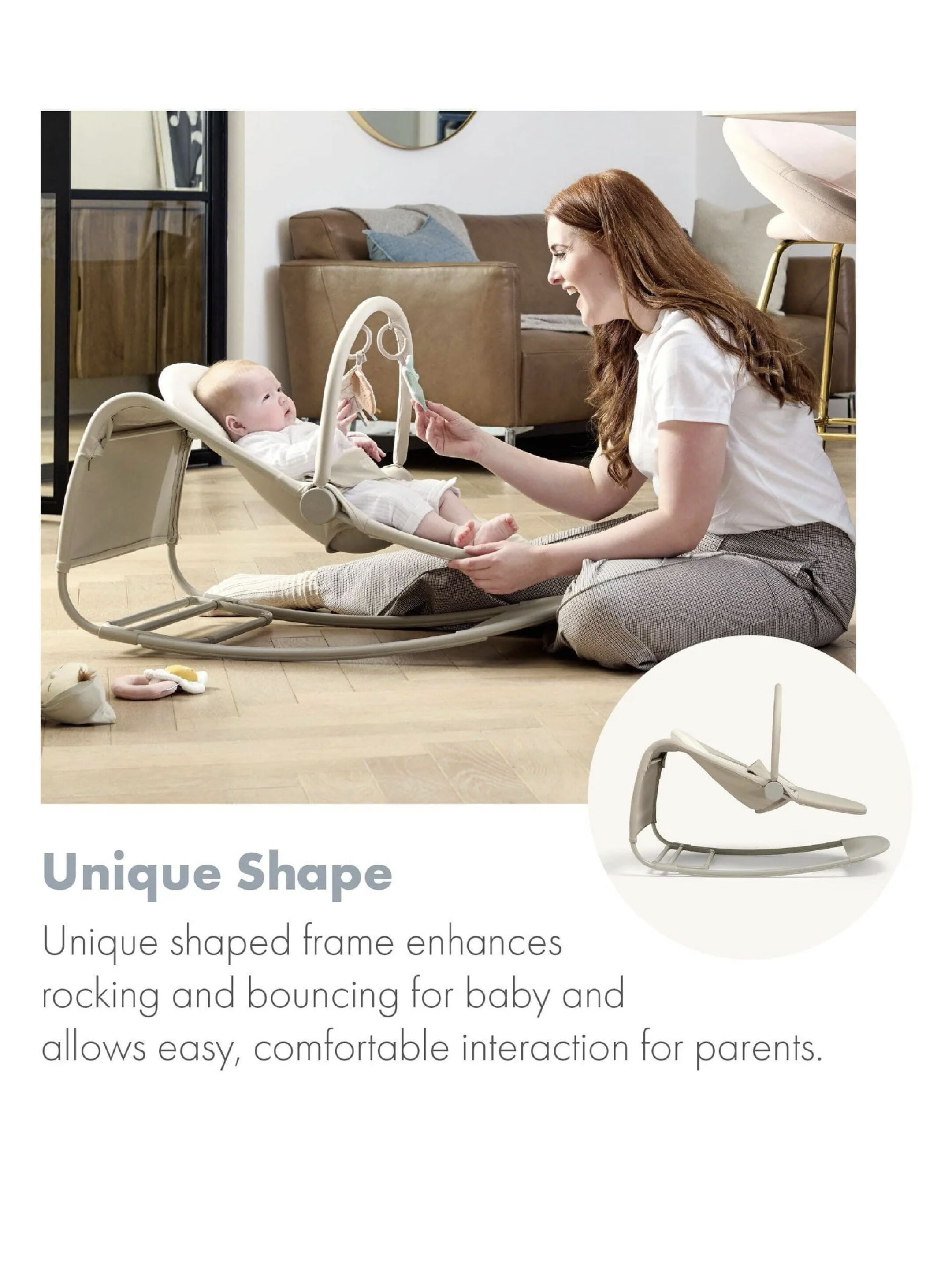 كرسي هزاز تيمبو 3 في 1 - بيج image number 6