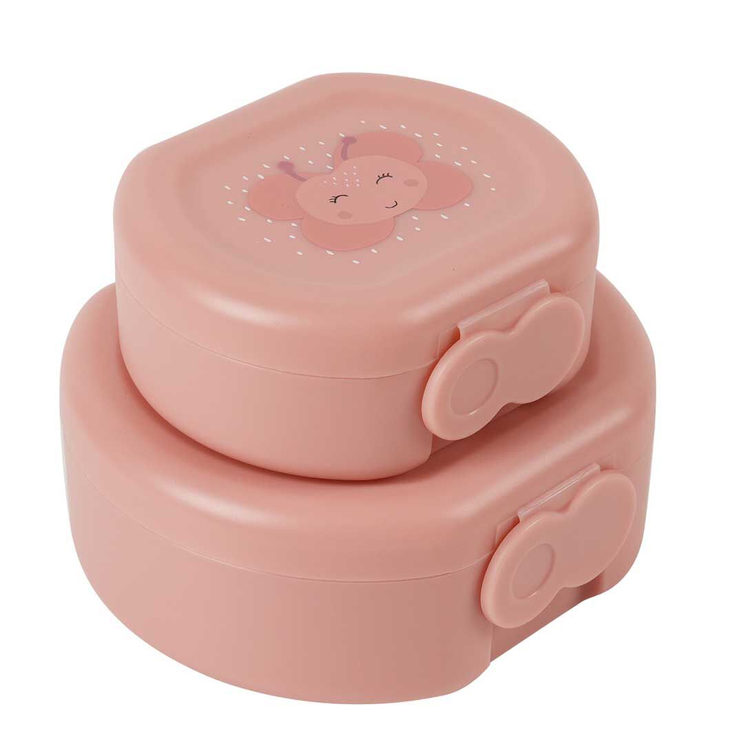 Trixie  Snack Box With Clip - Set of 2 - Mrs. Butterfly image number 2