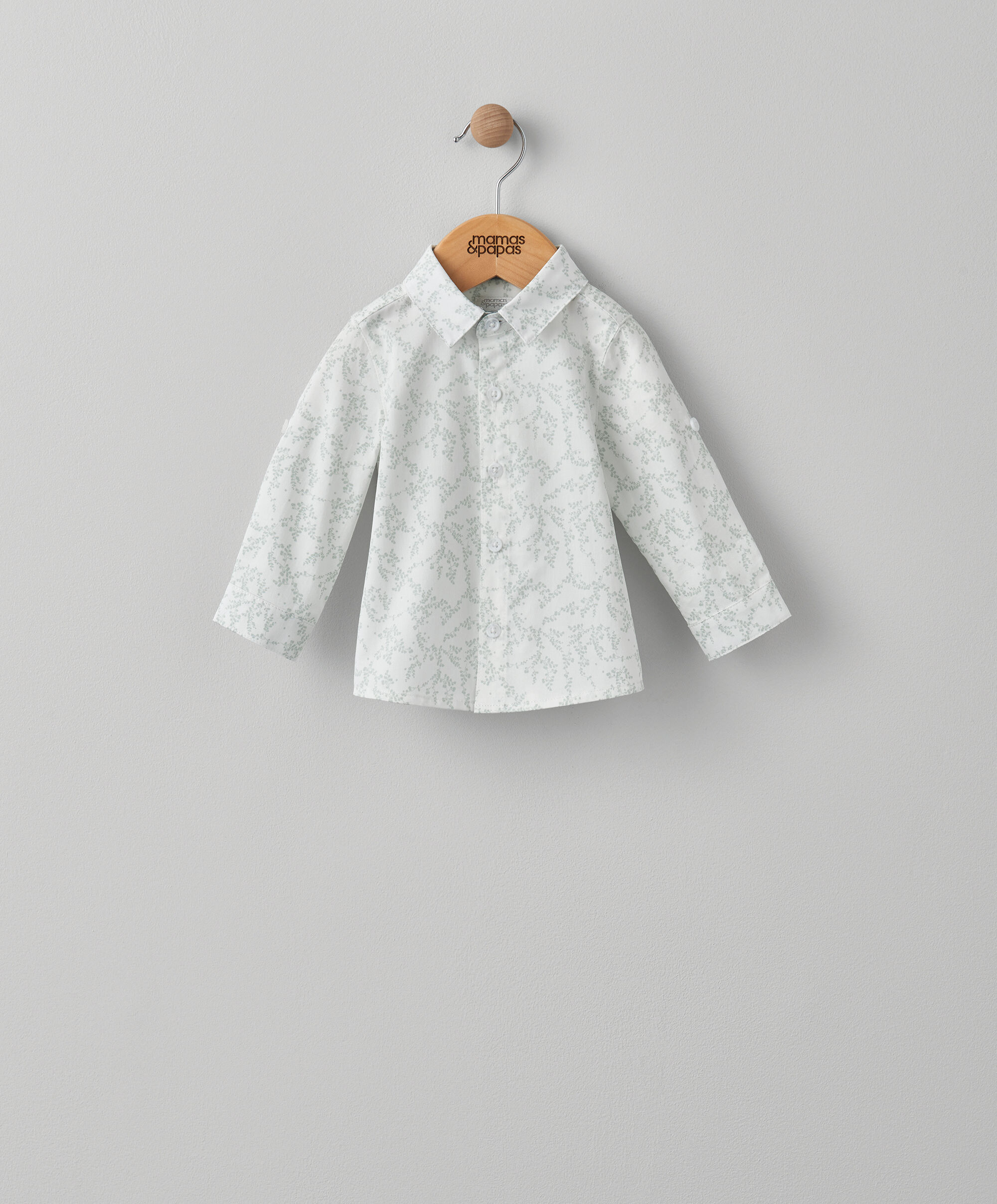 قميص بطبعة أوراق شجر image number 1