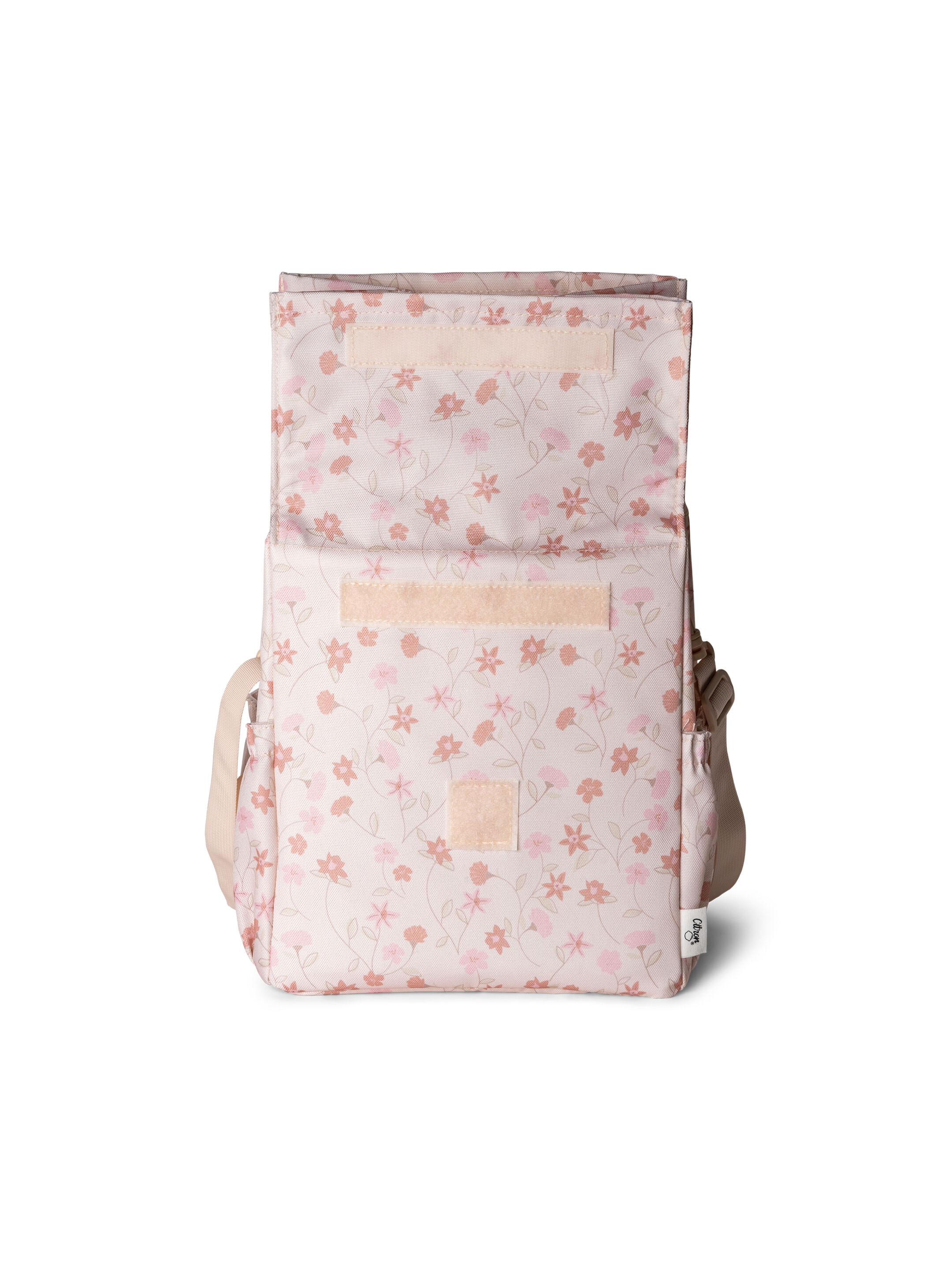 حقيبة غداء عازلة للحرارة بتصميم ملفوف من سيترون - نقشة زهور image number 4