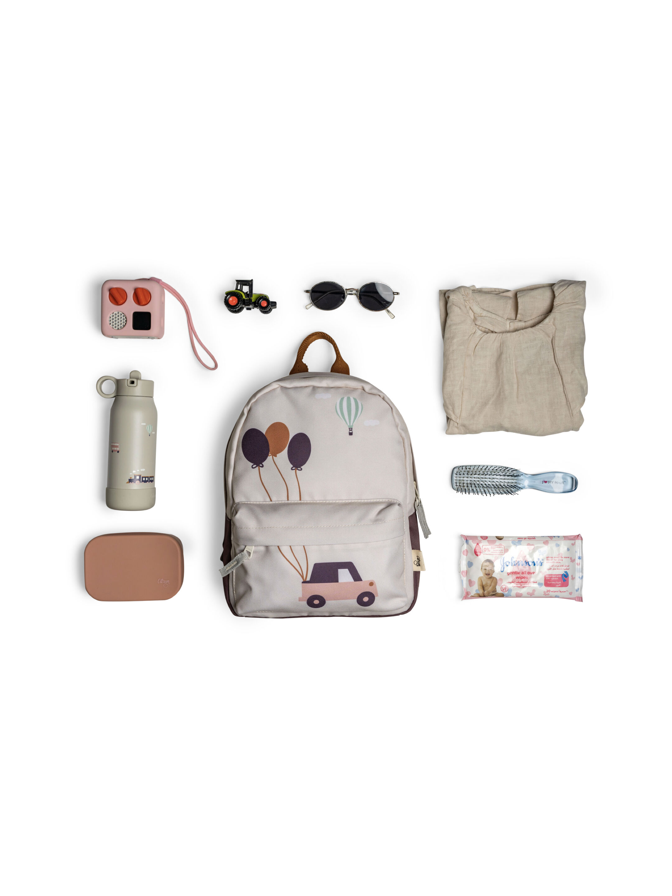 حقيبة ظهر صغيرة - نقشة مركبات image number 4