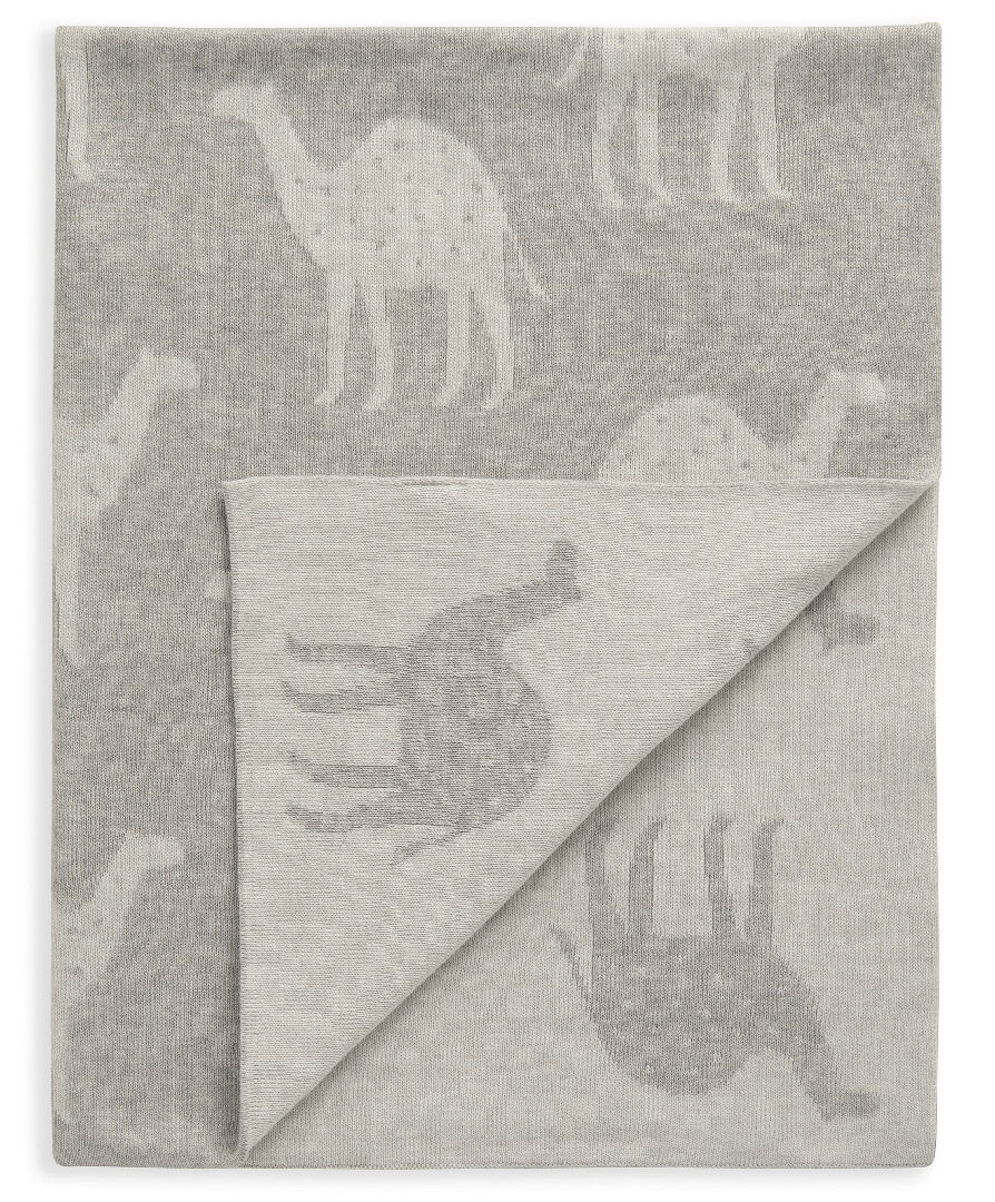 بطانية بنقشة جمل - محايد image number 2