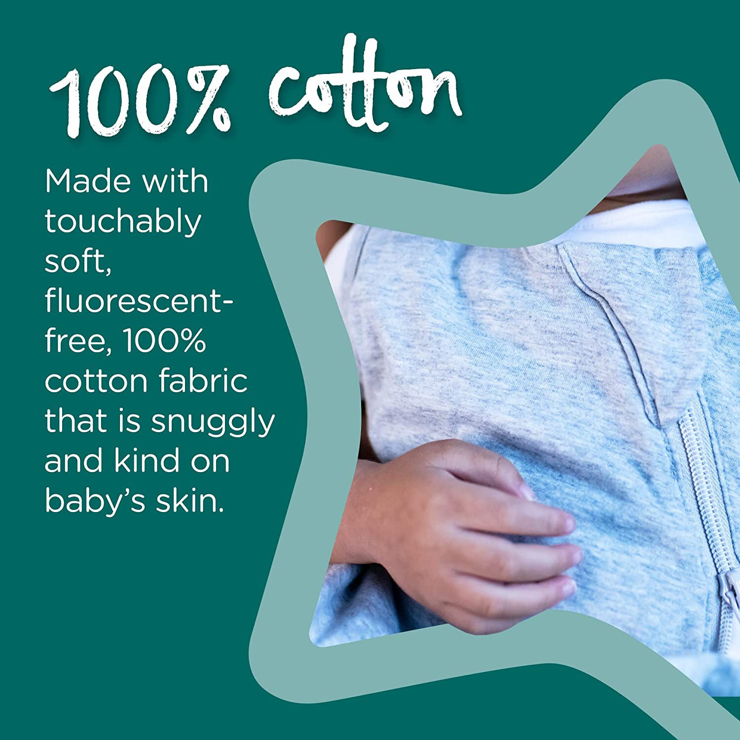 كيس نوم بساقين للأطفال بعمر 6-8 شهور بمعدل دفء 1 من تومي تيبي - أخضر بنقشة جرو والأصدقاء image number 5