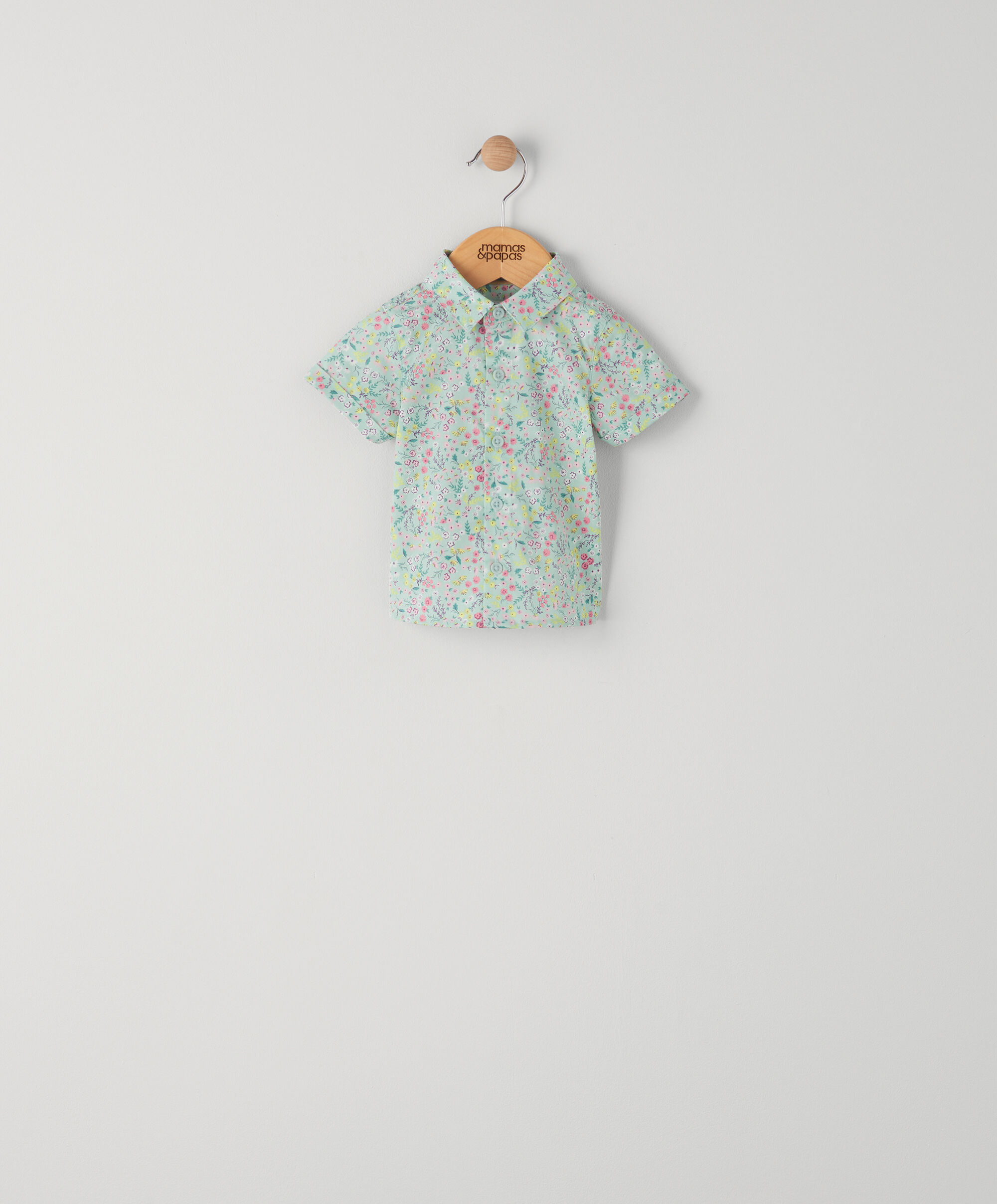 قميص بطبعة زهور image number 1