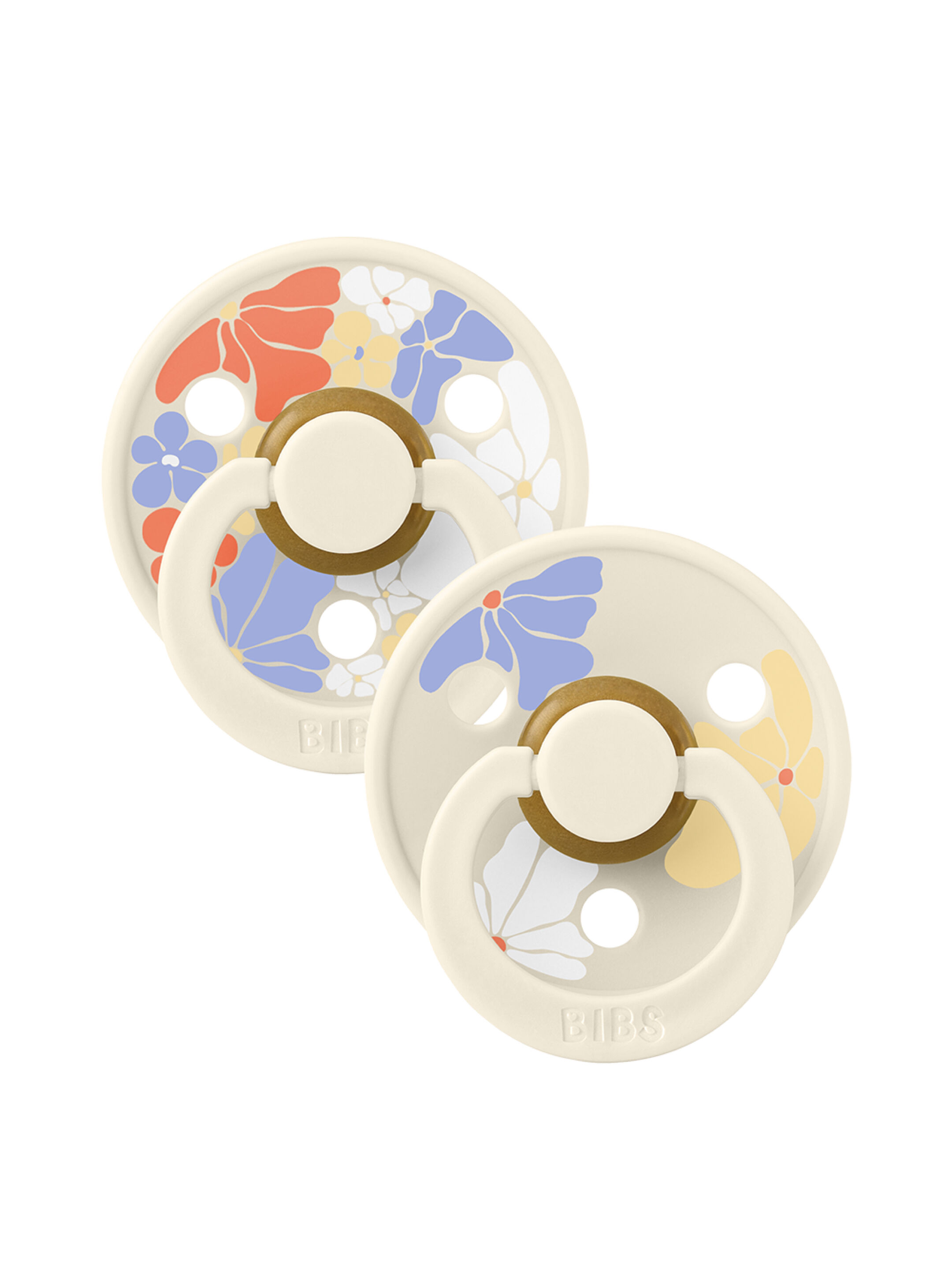 مجموعة لهايات بيبس كولور مورنينج بلوم لاتكس مقاس 1 للأطفال منذ الولادة بلون عاجي متنوع - قطعتان image number 1