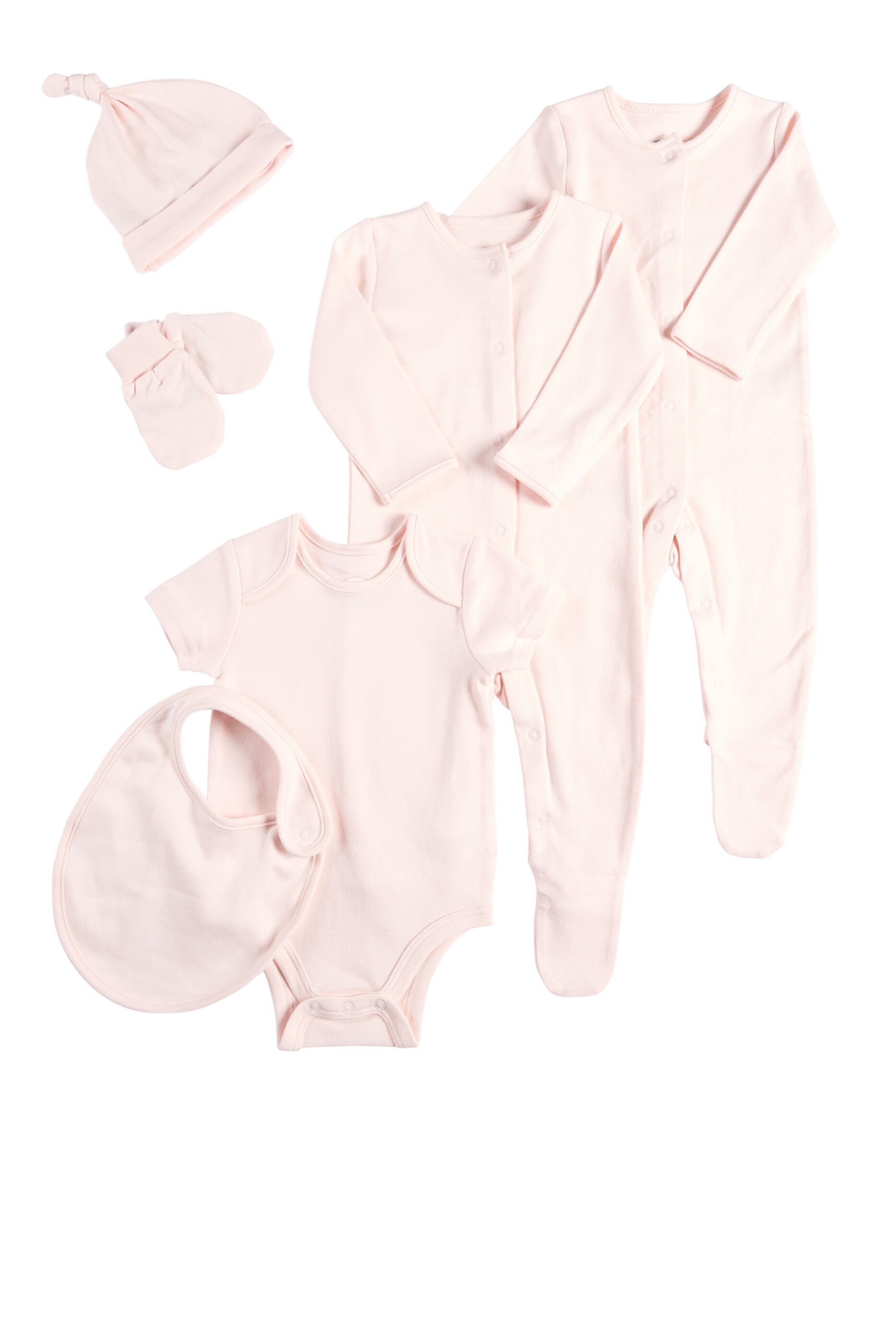 طقم باللون الوردي - 6 قطع image number 1