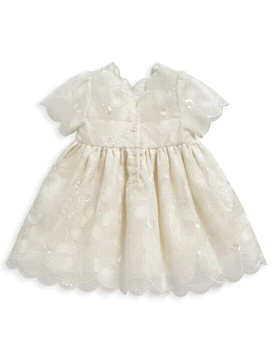 فستان دانتيل بنقشة زهور image number 2