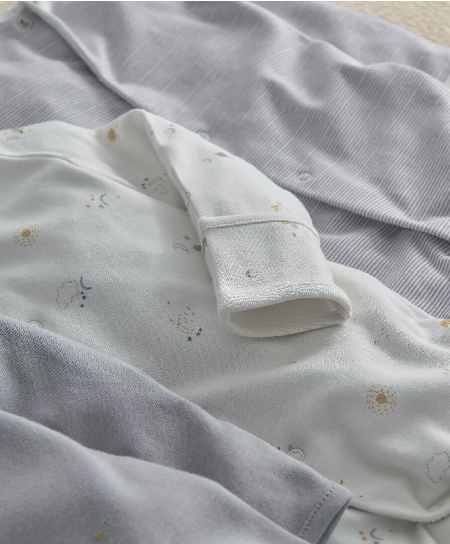 3pk Cosmic Sleepsuits image number 4