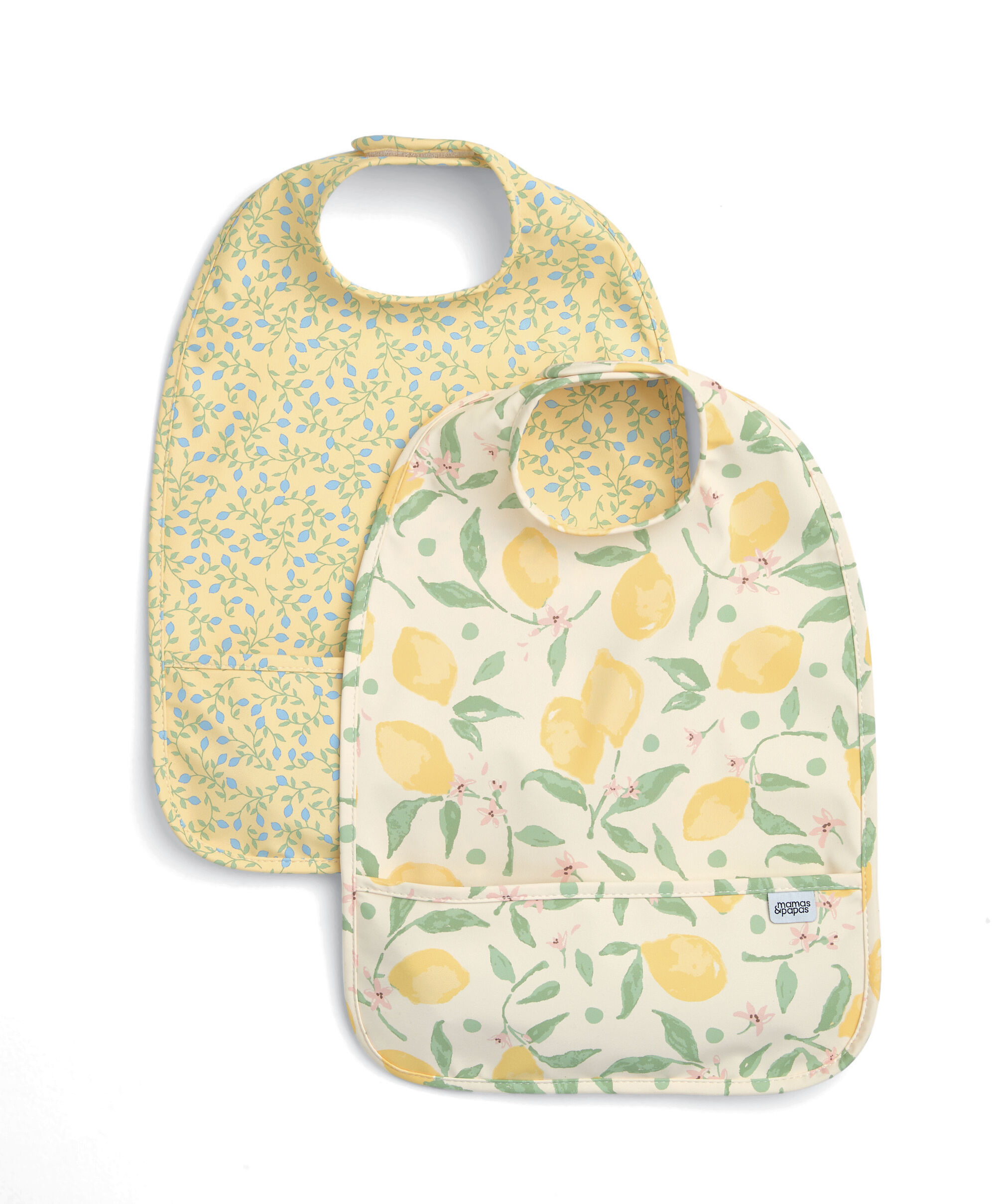 Scoop Bibs (Pack of 2) - Lemon Meadow