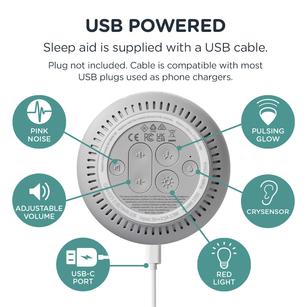 مصباح ليلي دريم ميكر للمساعدة على النوم من تومي تيبي image number 3