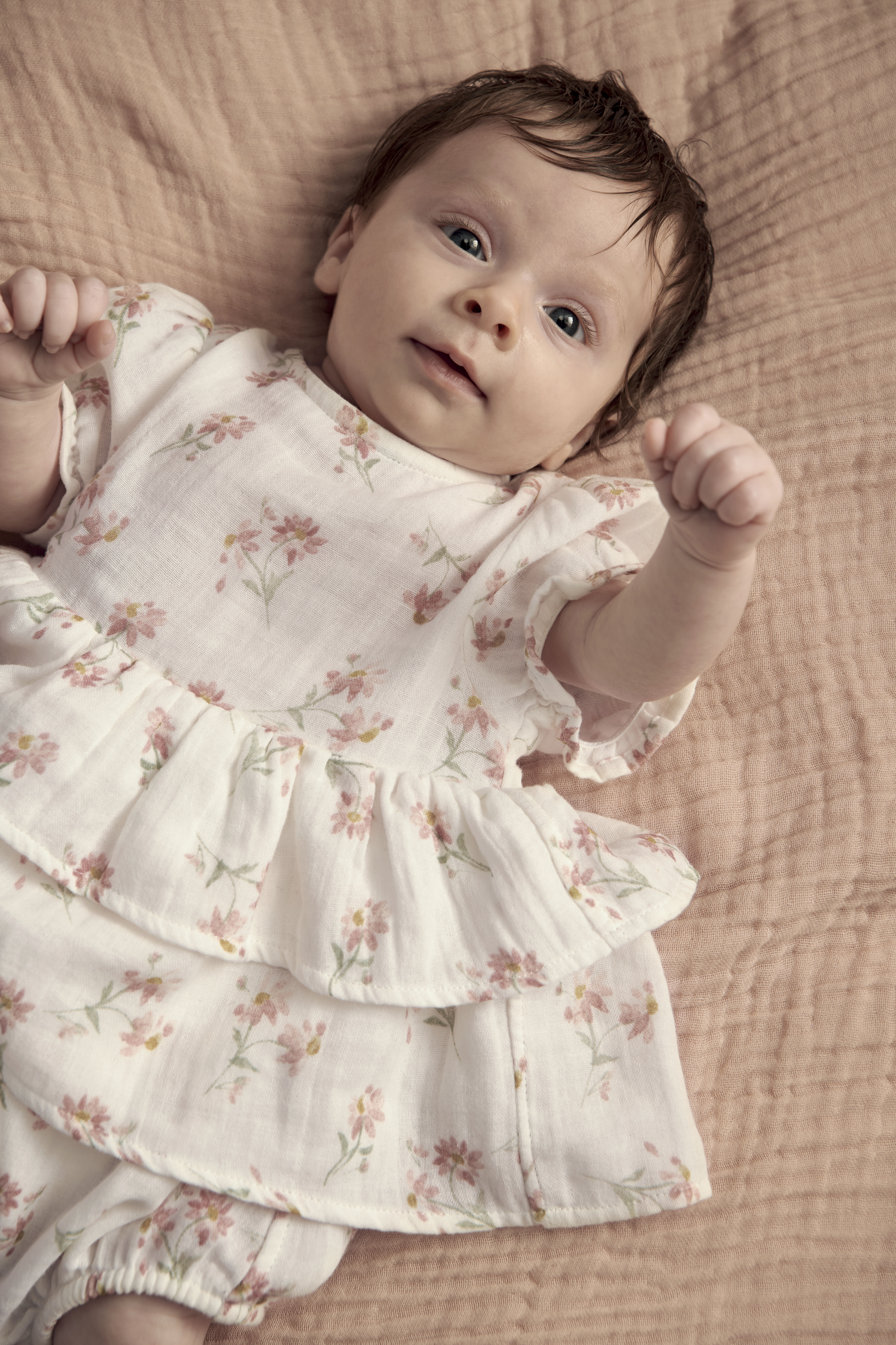 أفرول قصير بنقشة زهور أقحوان image number 2