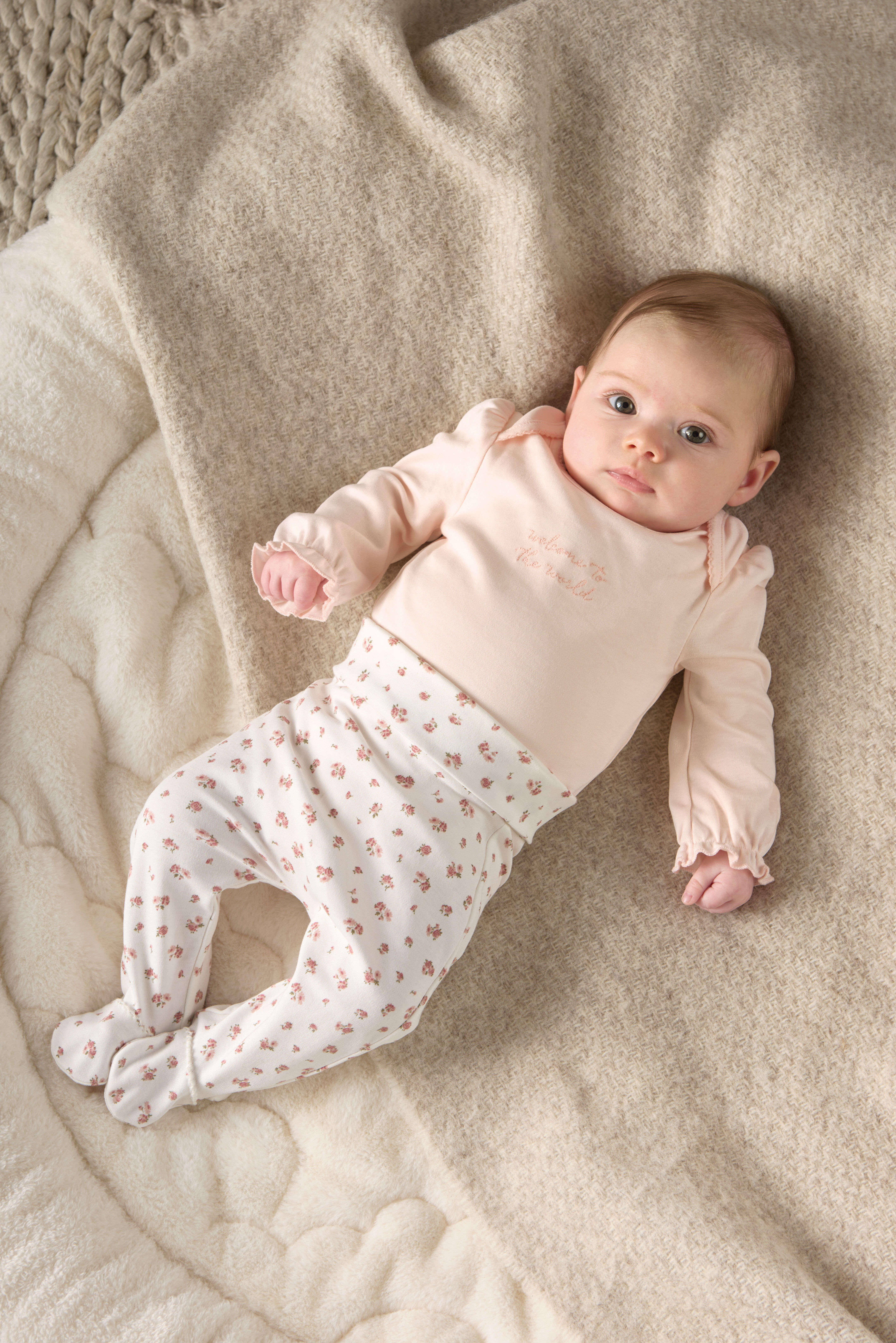 طقم ماي فيرست اوتفيت بنقشة زهور - 3 قطع image number 6