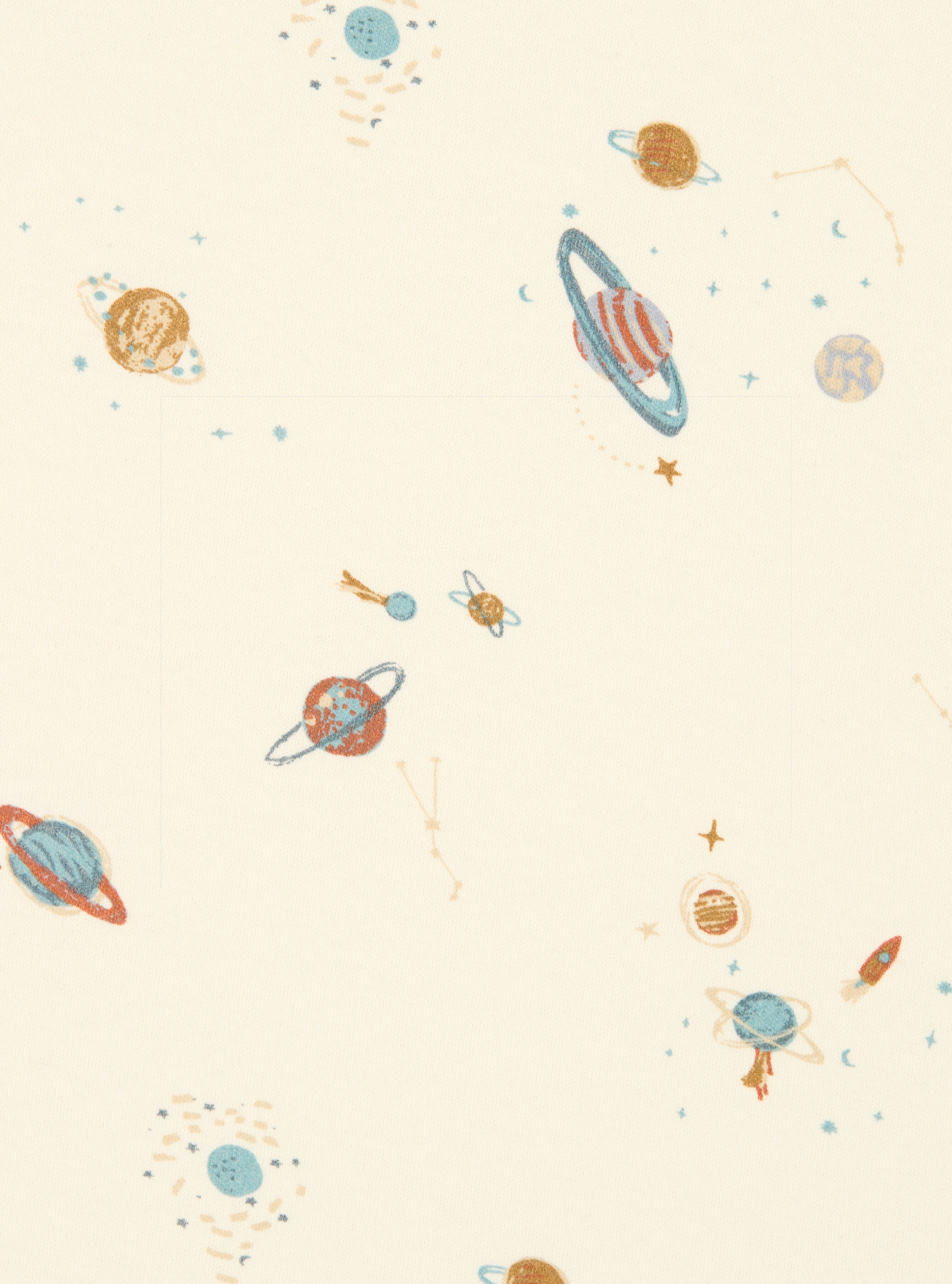 طقم شرشف سرير/مهد بحواف مطاطية بلانيت/بلو ستار ، قطعتان image number 3