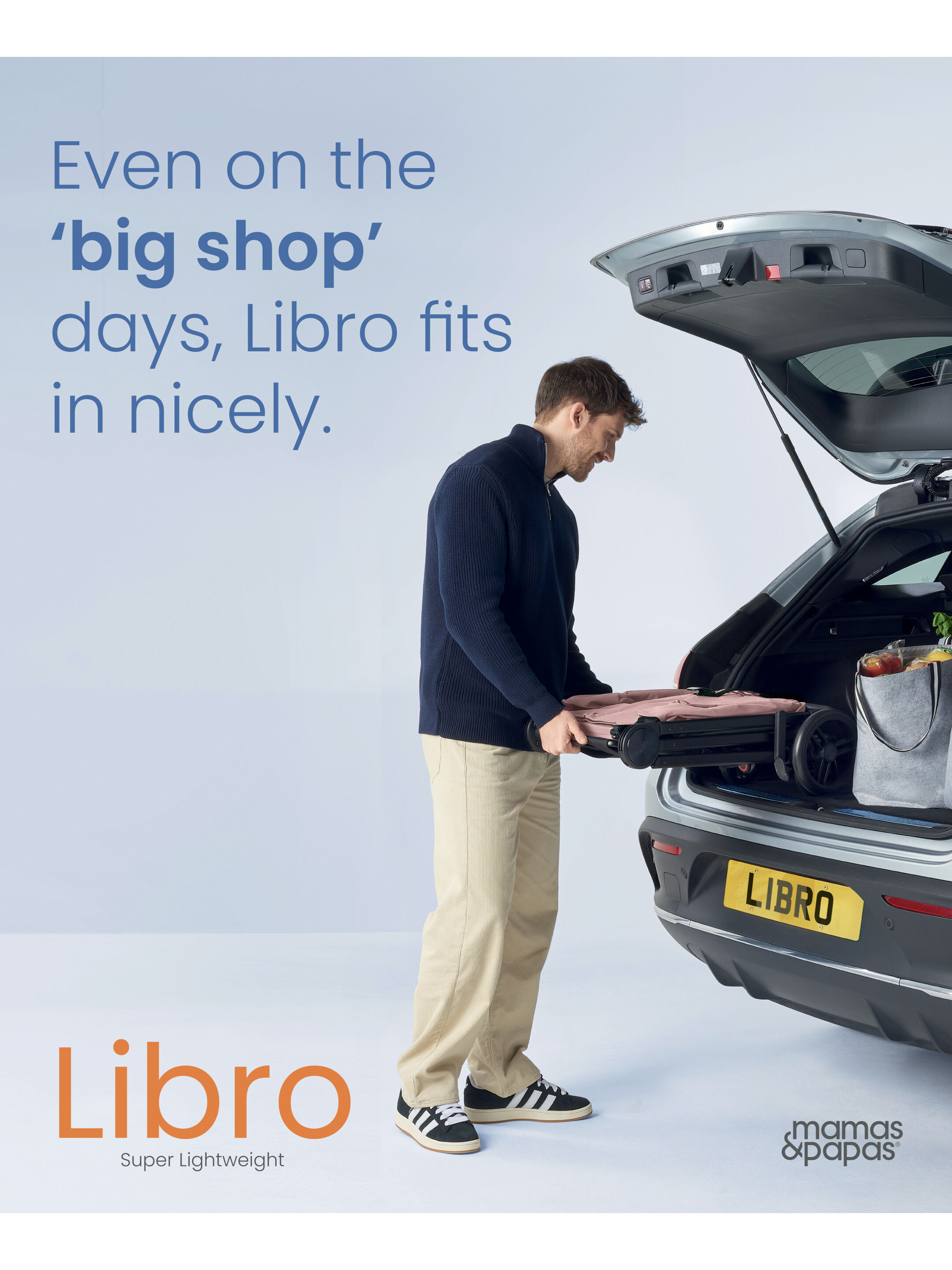 عربة أطفال خفيفة الوزن من ليبرو - بيوني image number 2