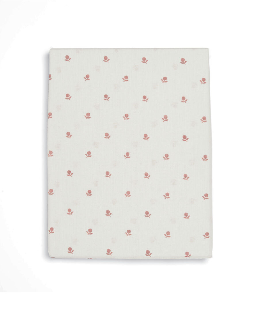 طقم شرشف بحواف مطاطية بنقشة خطوط - قطعتان image number 3