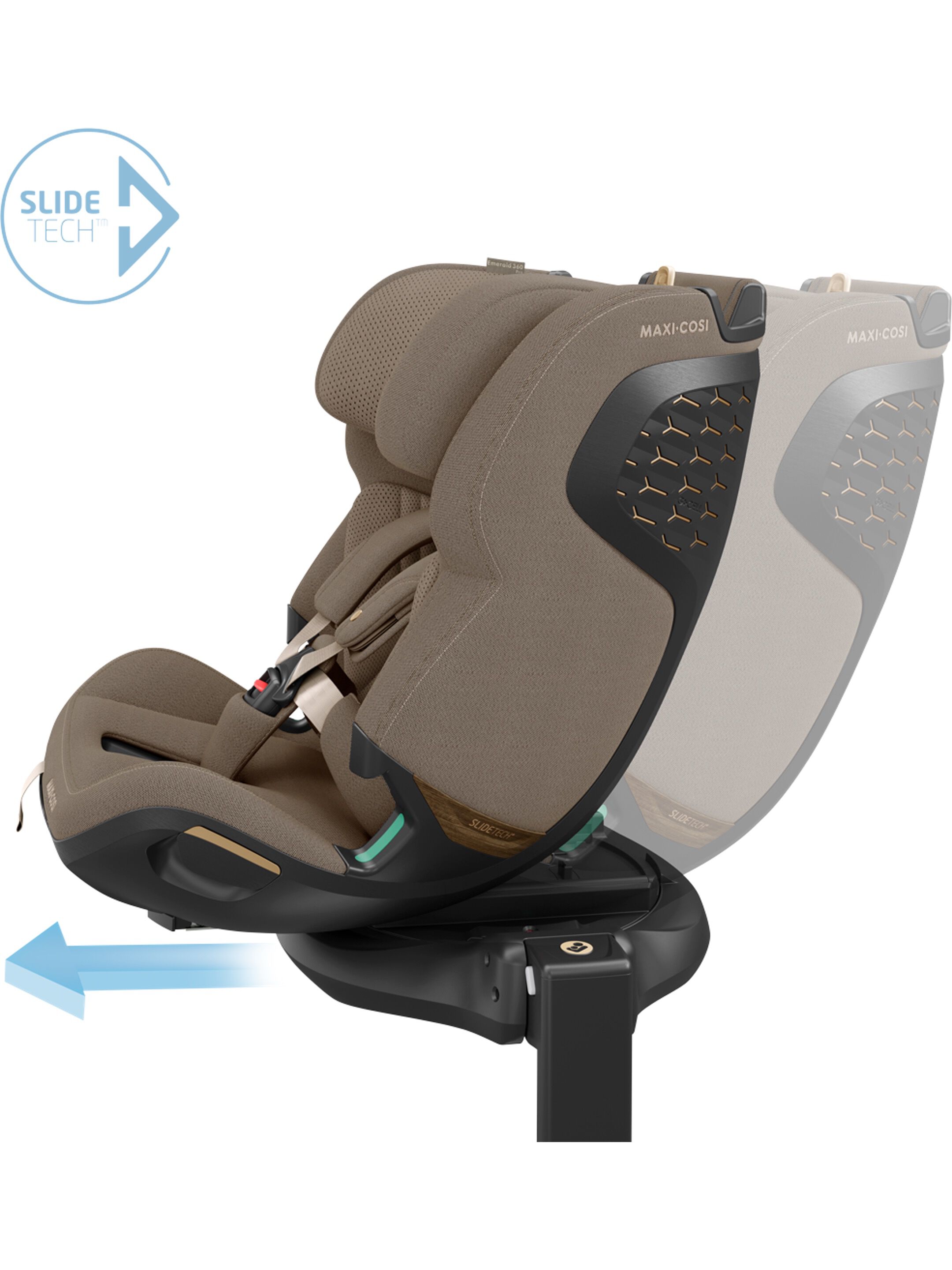 Maxi-Cosi Emerald 360 Pro All-in-One Car Seat - Authentic Truffle image number 5