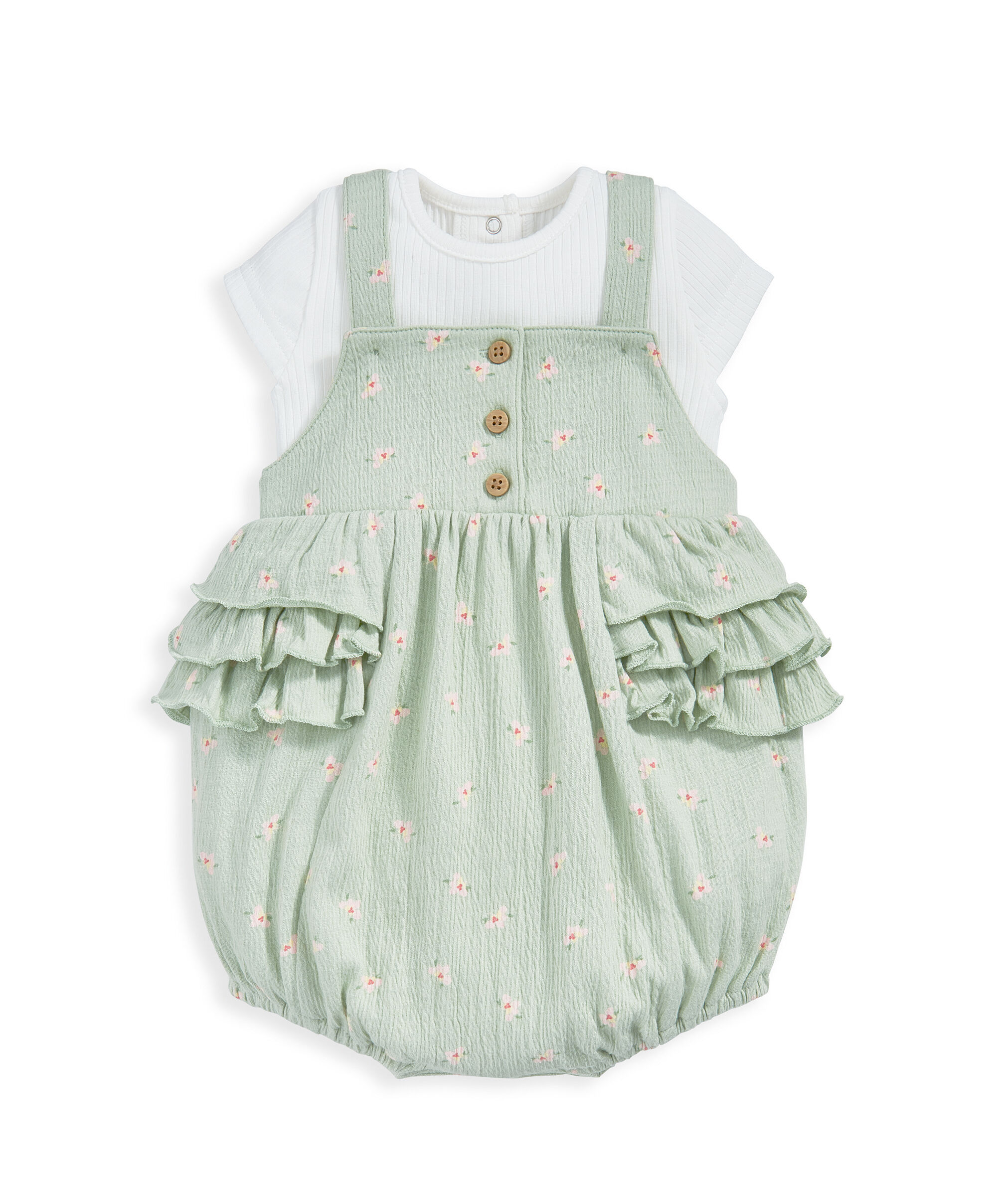 طقم لباس قطعة واحدة ورومبر قصير -قطعتان image number 2