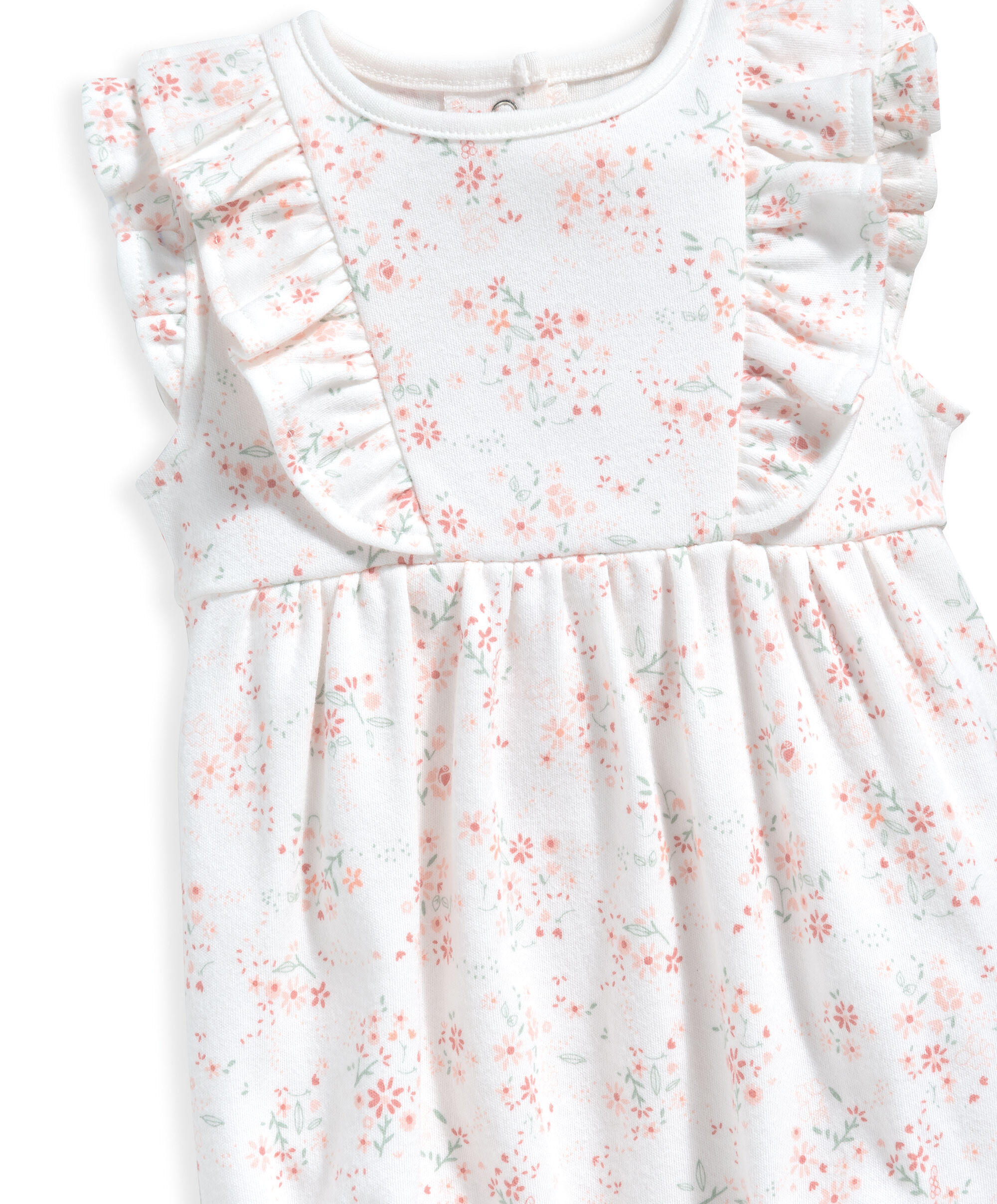 رومبر قصير بنقشة زهور image number 3