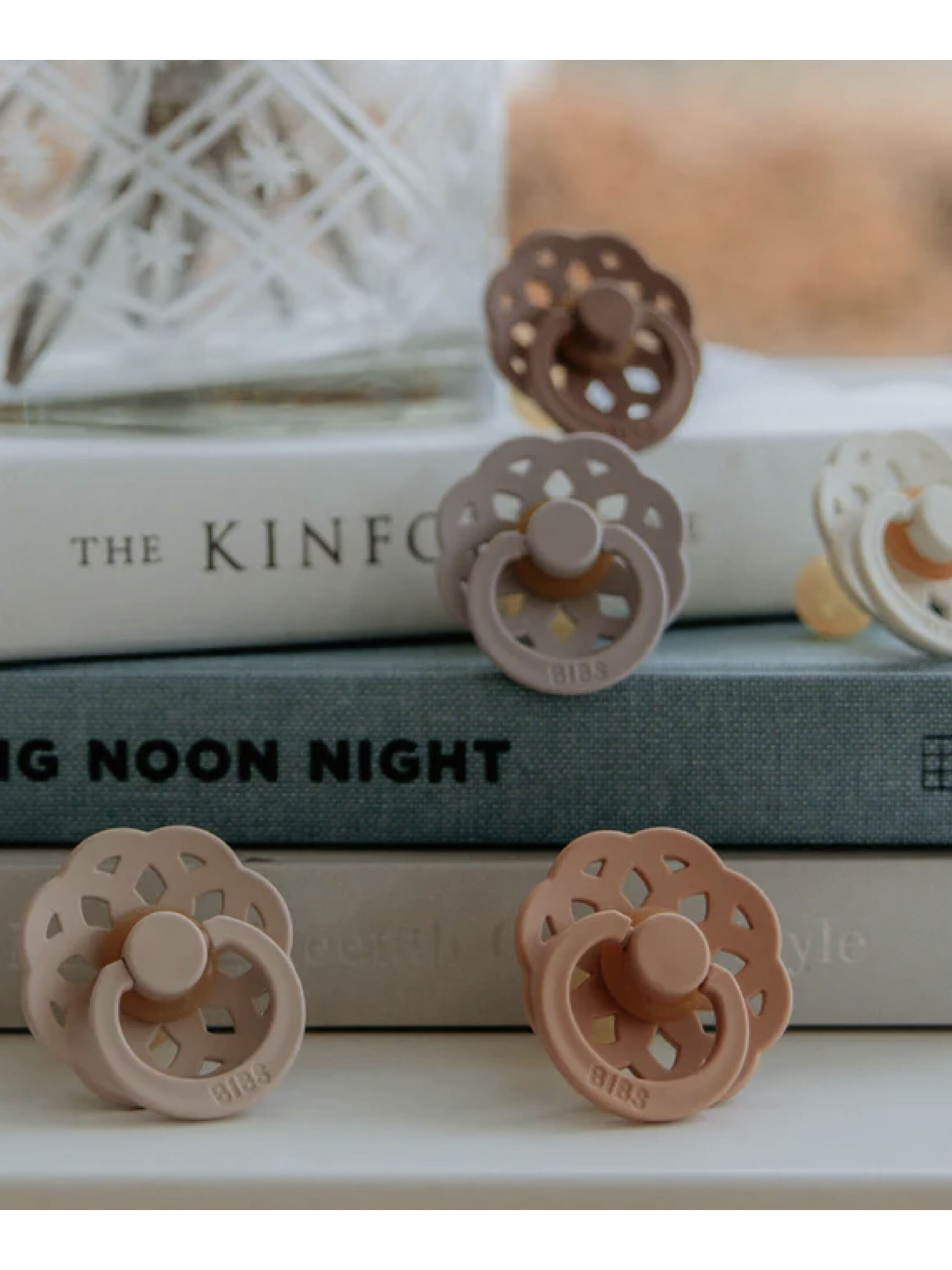 مجموعة لهايات بيبس بوهيم مقاس 1 للأطفال منذ الولادة خشبي/وردي- قطعتان image number 4