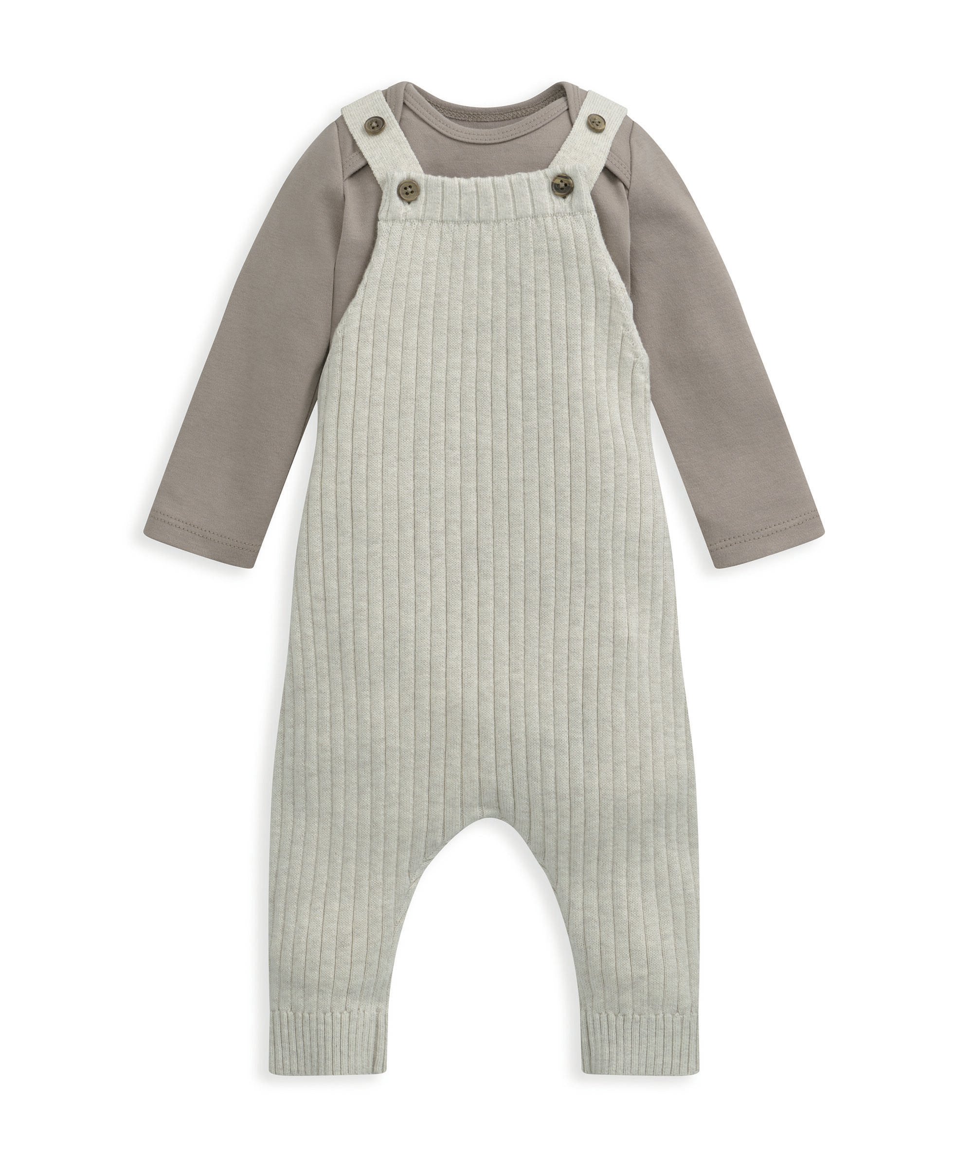 طقم دنغري منسوج - قطعتان image number 2