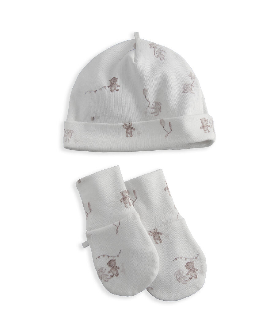 Celebration Print Hat & Mitts image number 2