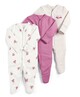 Robin Sleepsuits - Pack of 3 image number 1