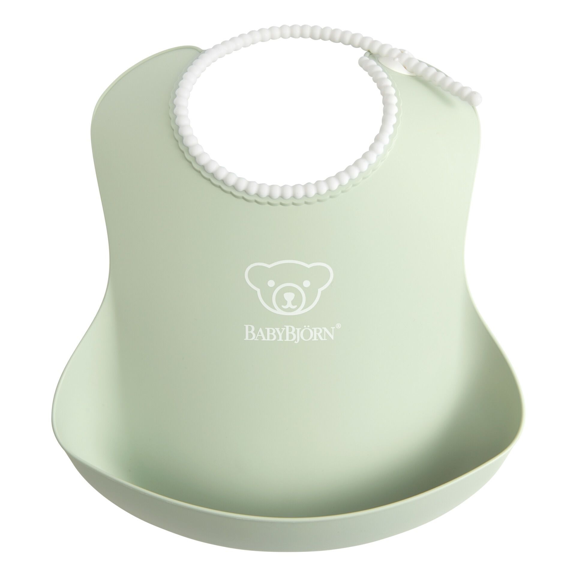 Babybjorn Baby Bib, 2-pack - Powder Green image number 3