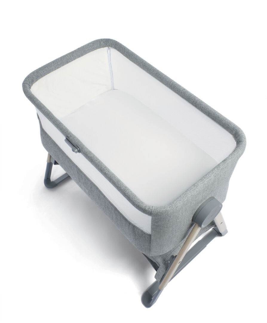 مهد لوا لجانب السرير - رمادي image number 3