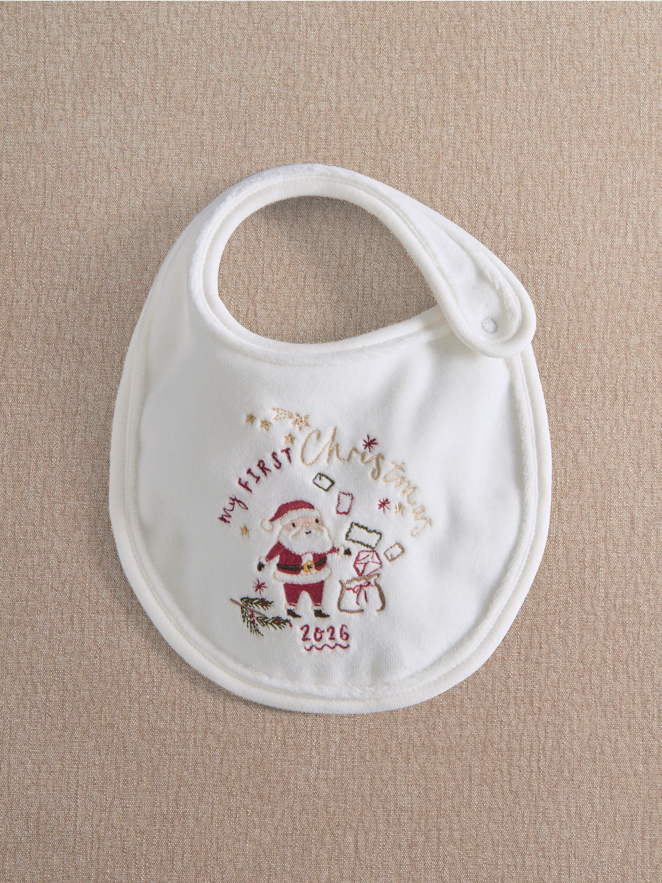 My 1st Christmas Bib