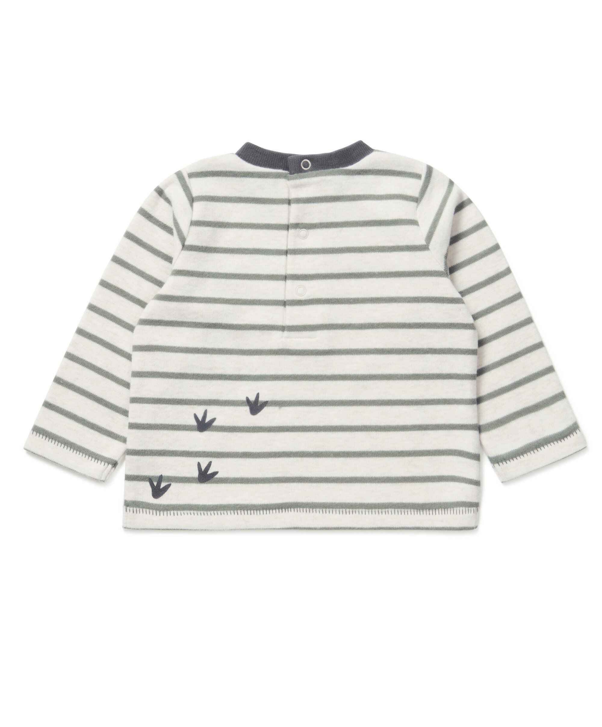 تي شيرت مخطط بطبعة ديناصور image number 2