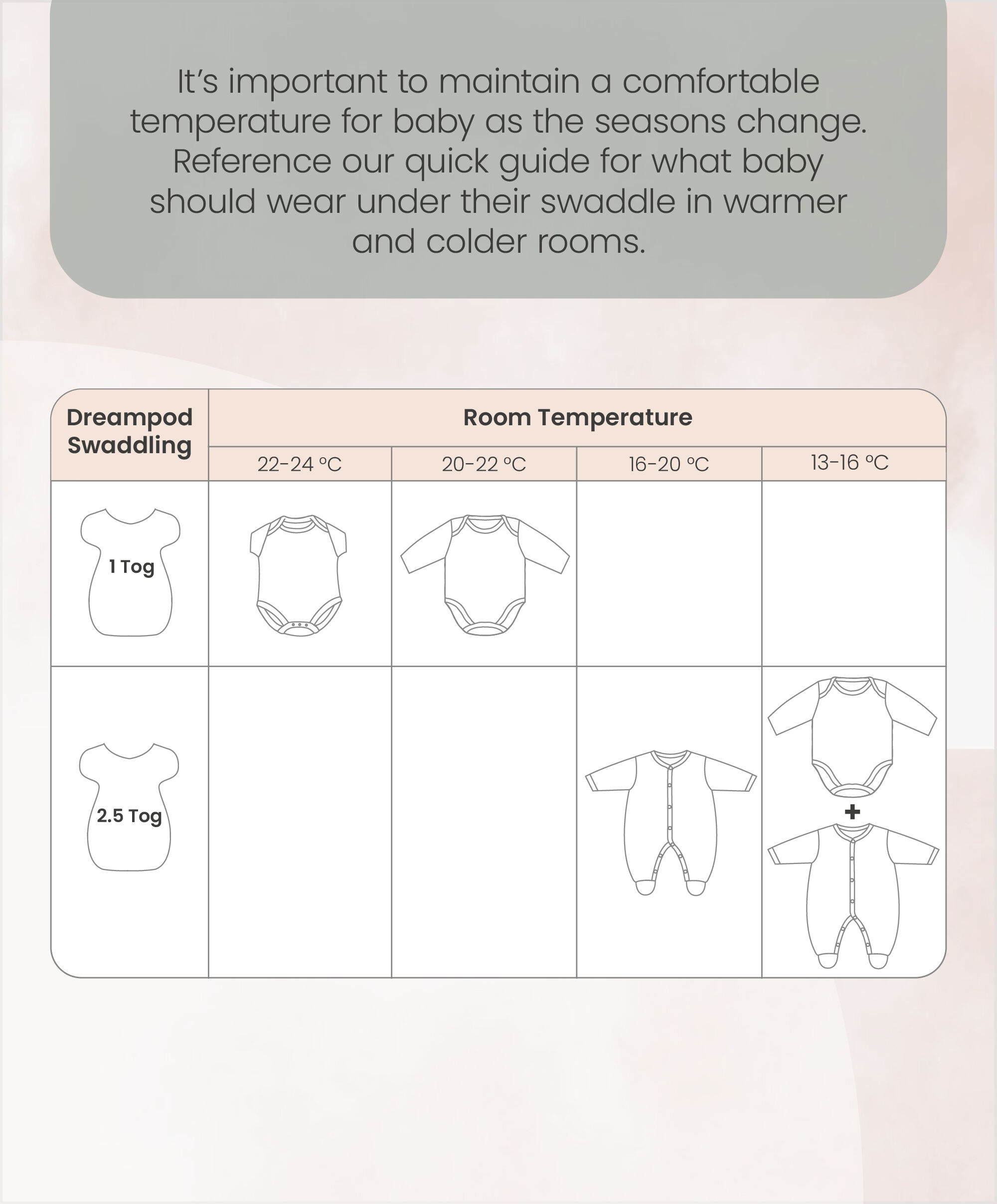 كيس نوم للرضع بمعدل دفء 1.0 باللون أوت image number 6
