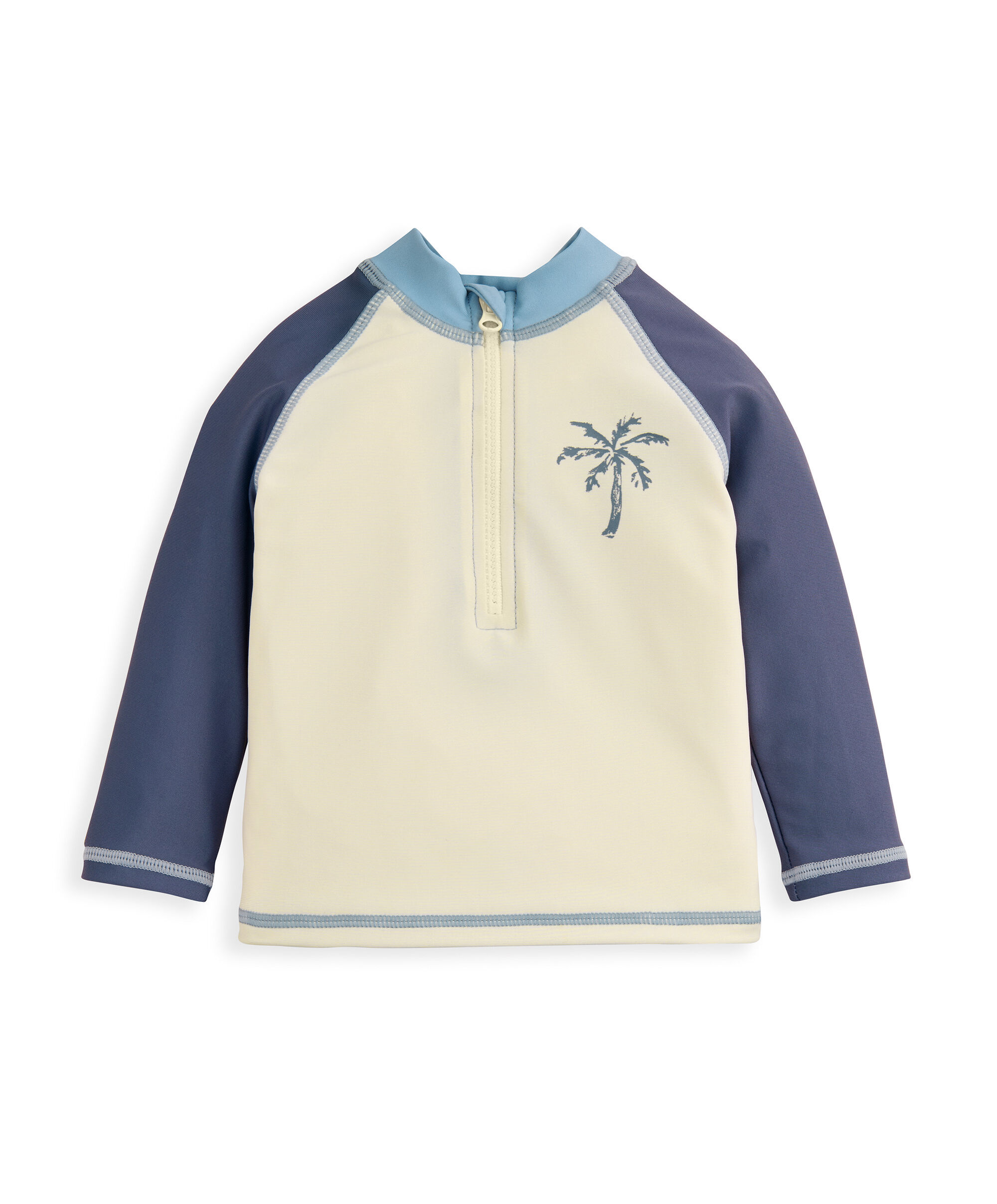 طقم بلوزة بأكمام طويلة وشورت للشاطئ، قطعتين image number 3