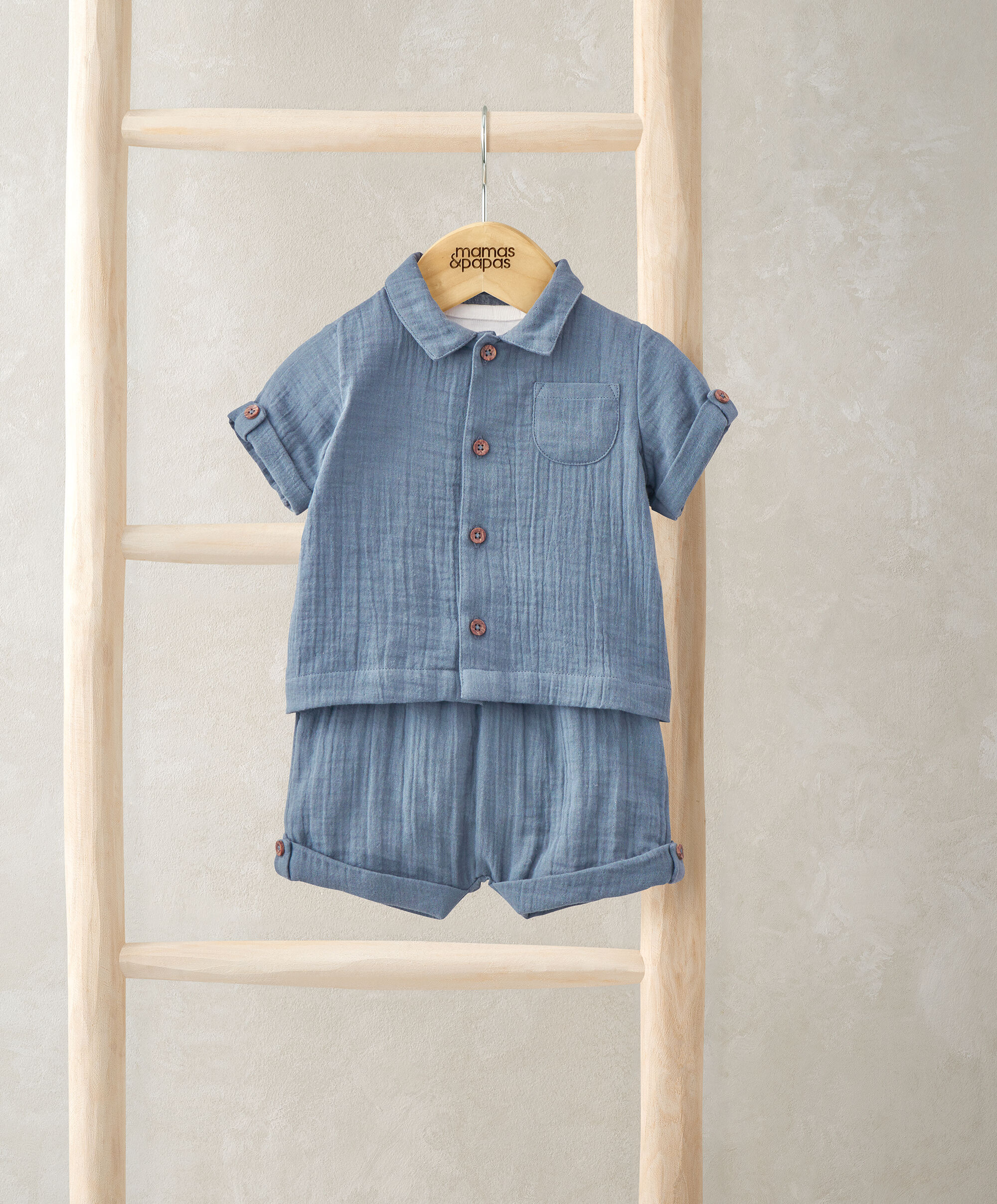 طقم قميص ولباس قطعة واحدة وشورت - 3 قطع image number 1