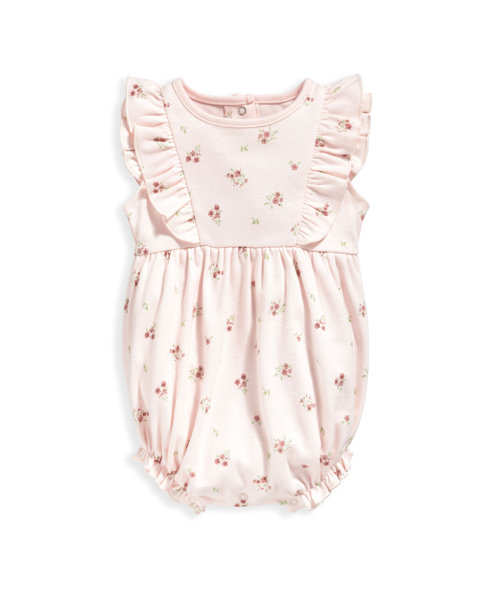 رومبر قصير بنقشة زهور بدون أكمام image number 2