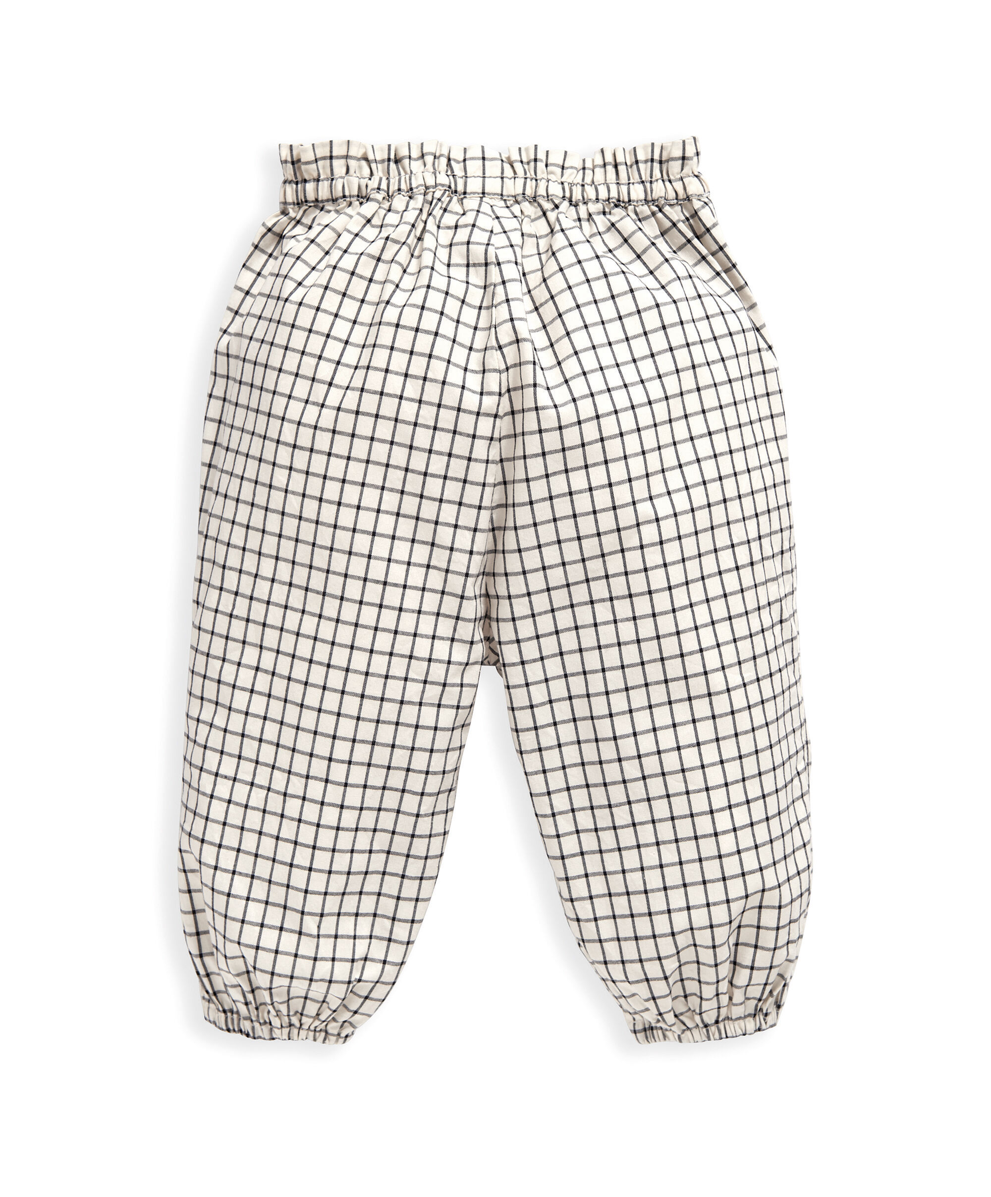 بنطال بنقشة مربعات image number 3