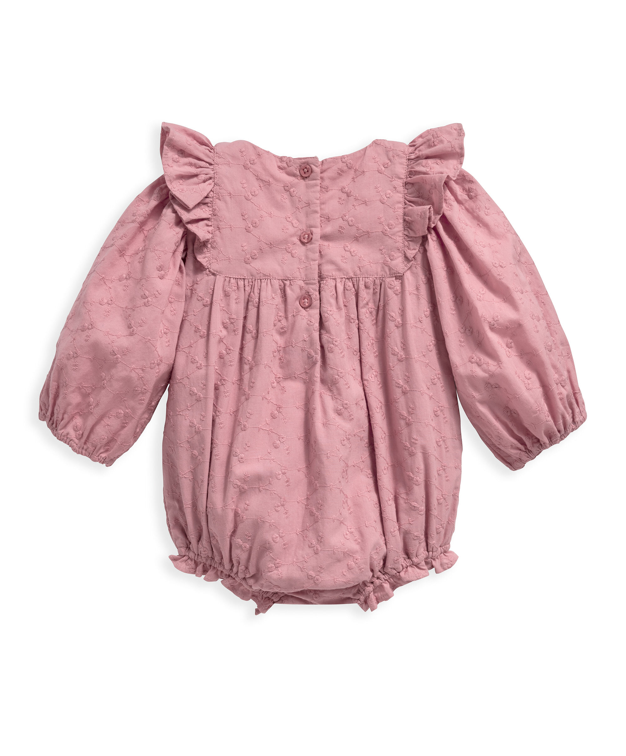 رومبر بتطريز إنجليزي - وردي image number 2