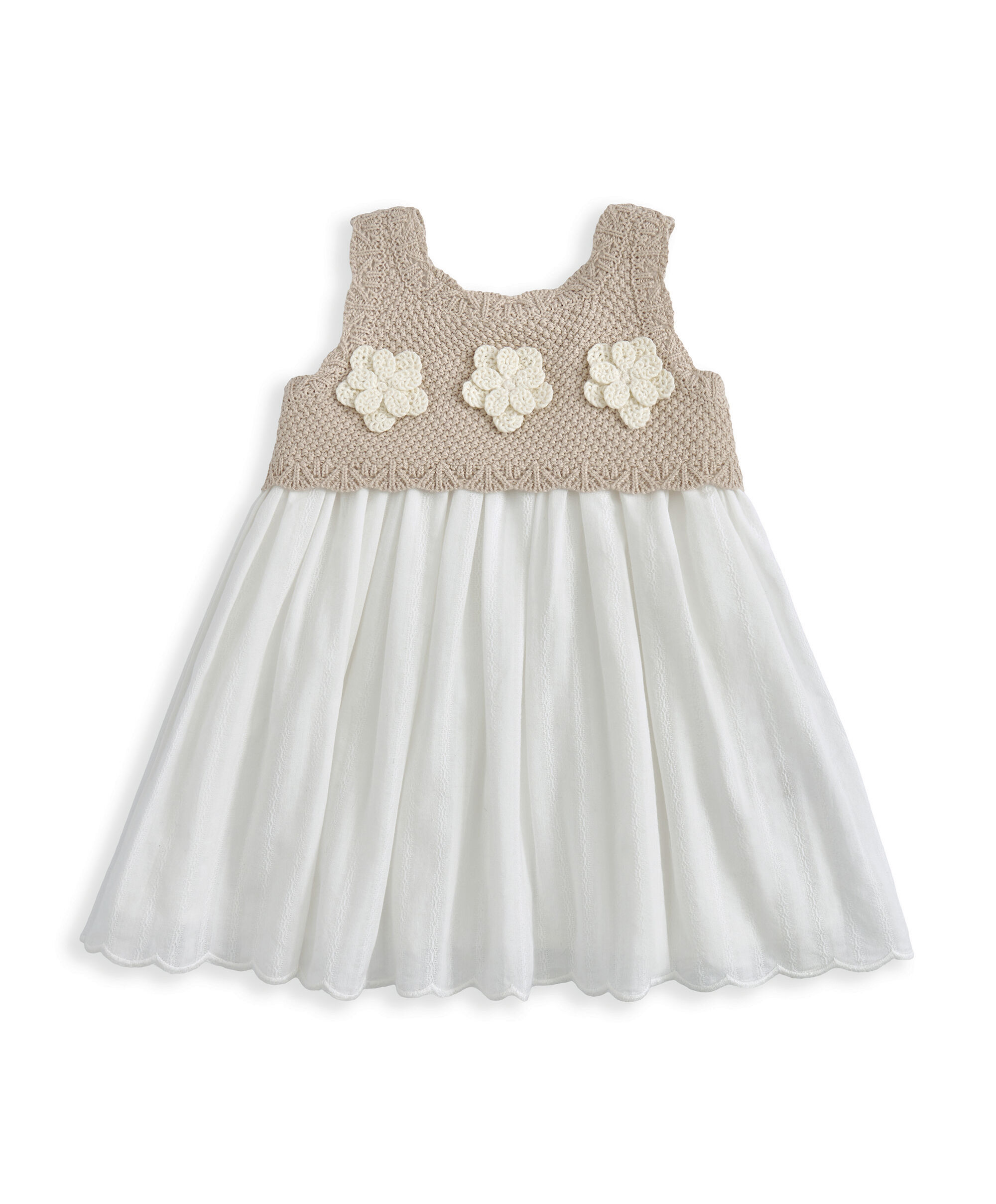 فستان منسوج كروشيه خامات متنوعة image number 2