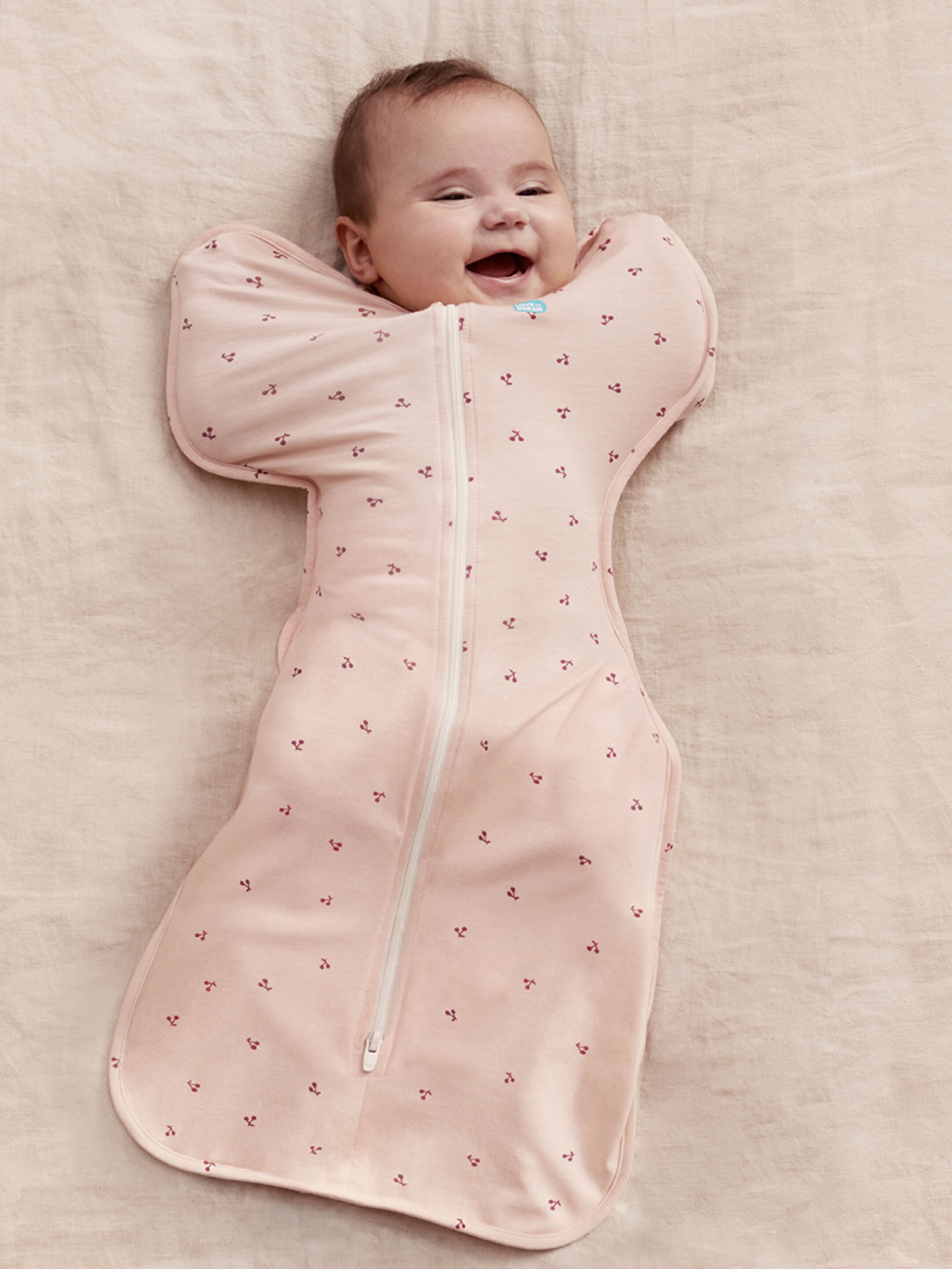 قماط سوادل أب لوف تو دريم بنقشة خيزران وكرز أوريجينال