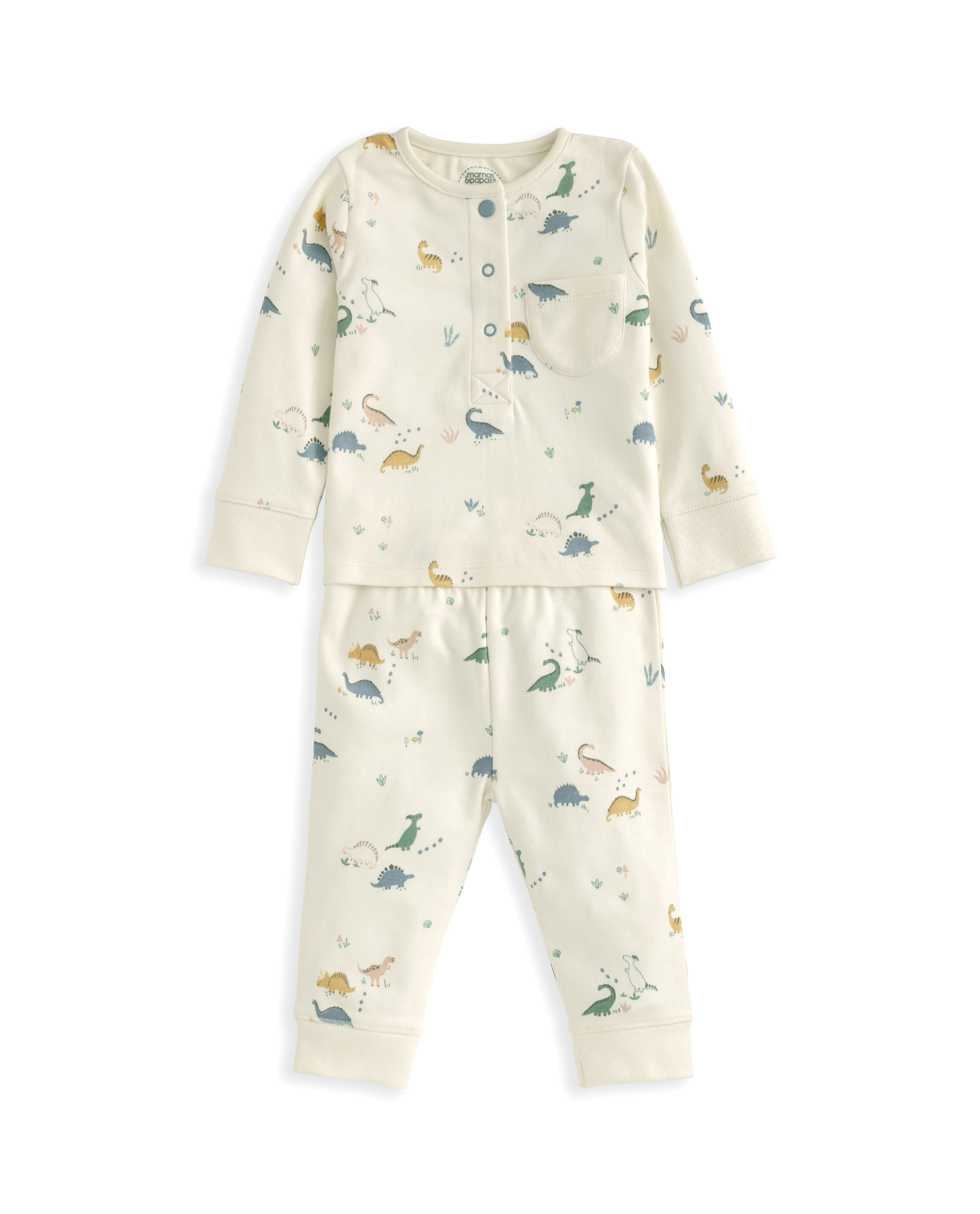 بيجاما بنقشة ديناصور image number 2