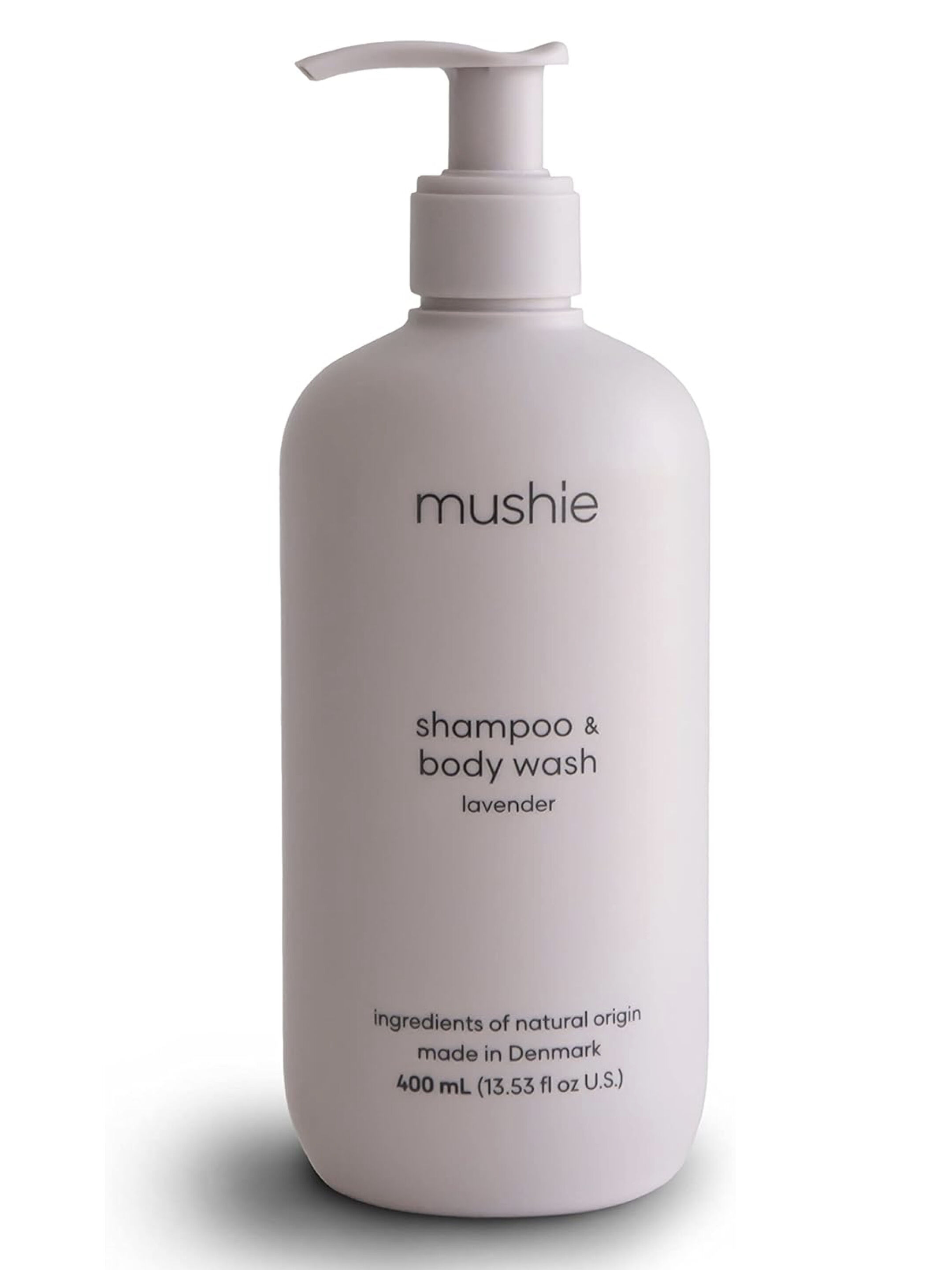 Mushie Baby Shampoo & Body Wash Lavender (Cosmos) - 400 ml (8 pcs)